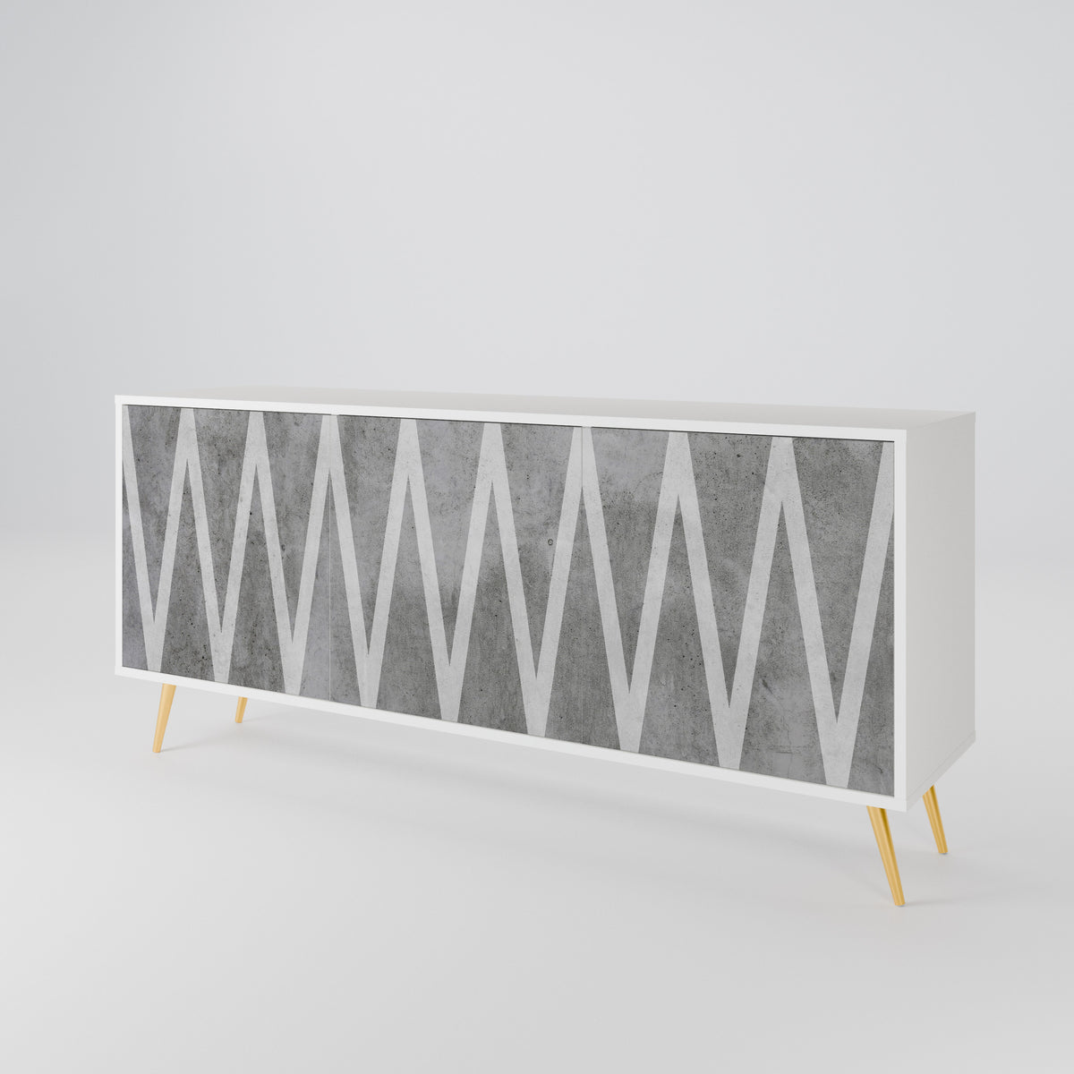 SOLID ZIG ZAG 3-türiges Sideboard