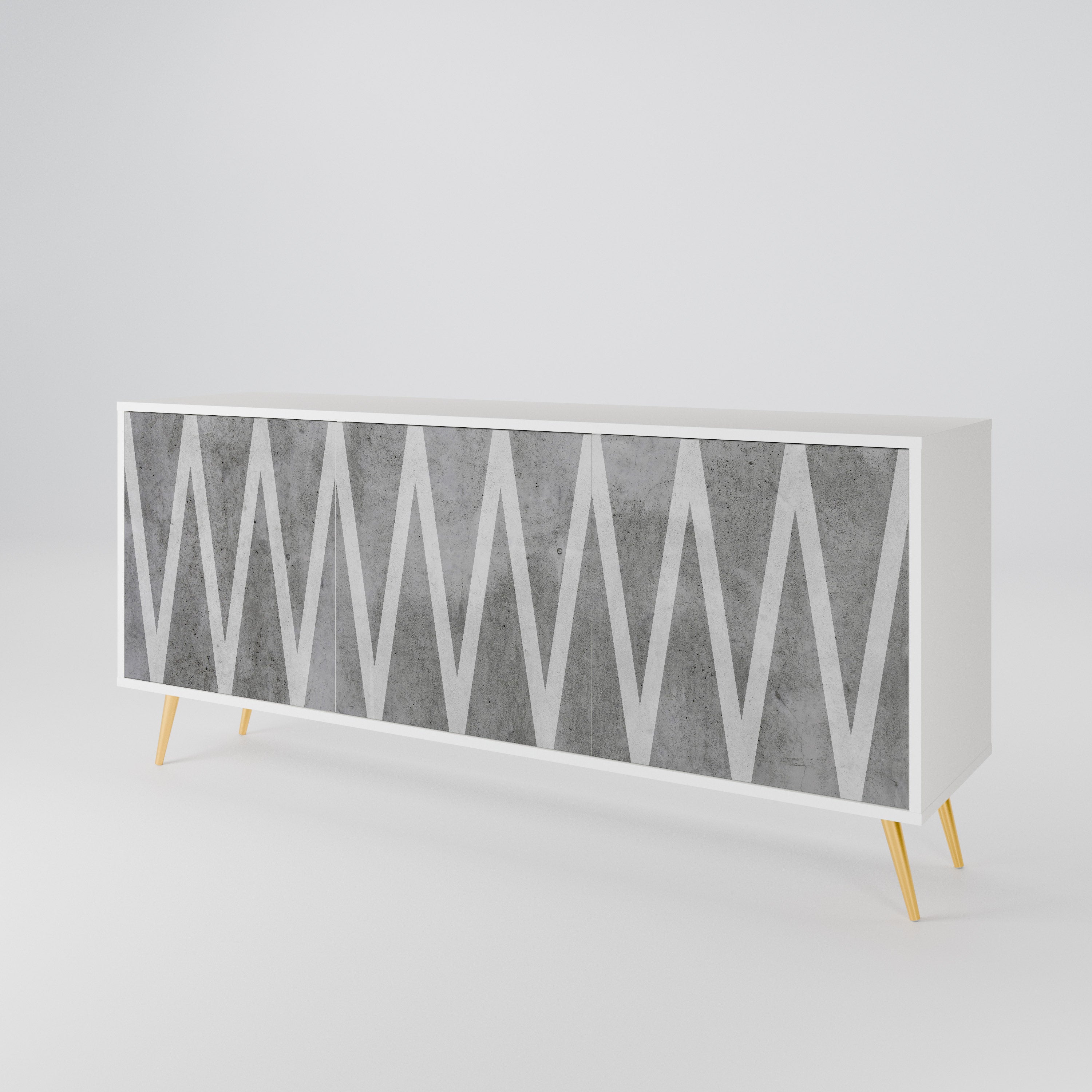 SOLID ZIG ZAG 3-türiges Sideboard