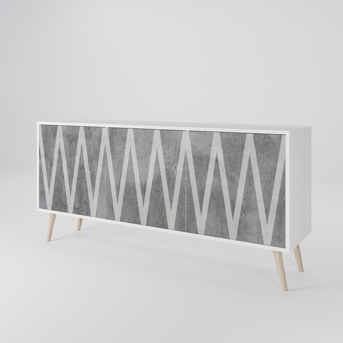 SOLID ZIG ZAG 3-türiges Sideboard
