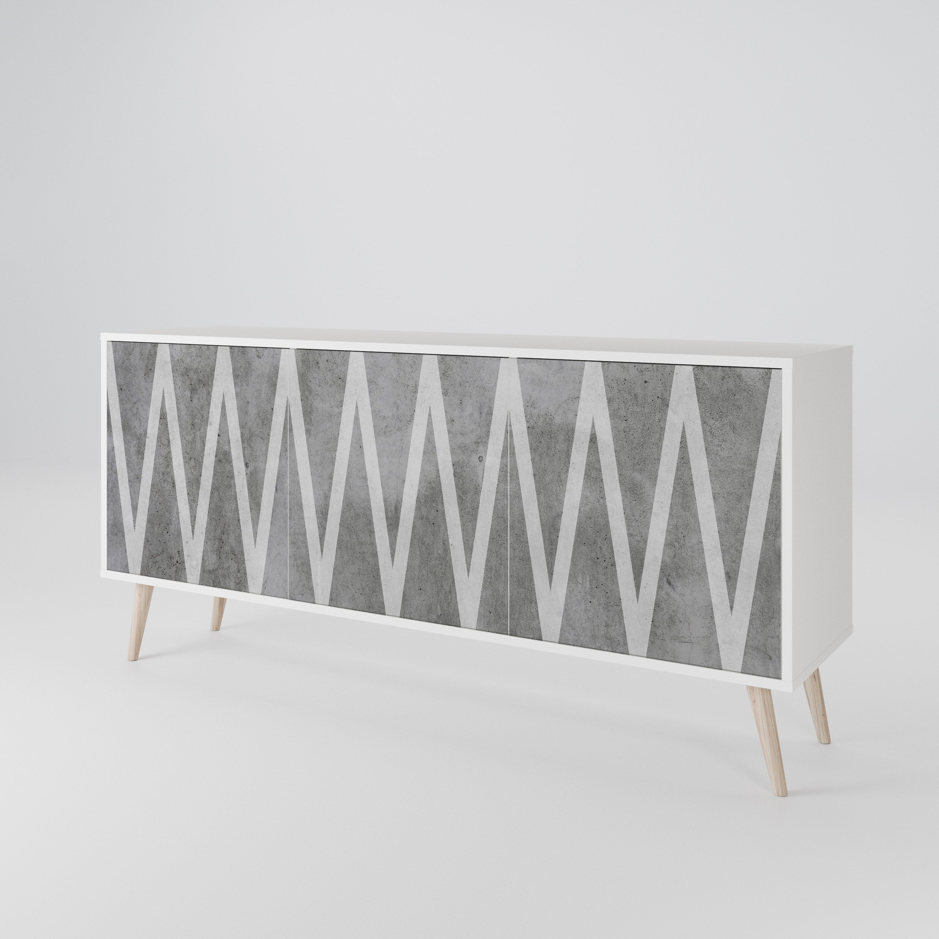 SOLID ZIG ZAG 3-türiges Sideboard