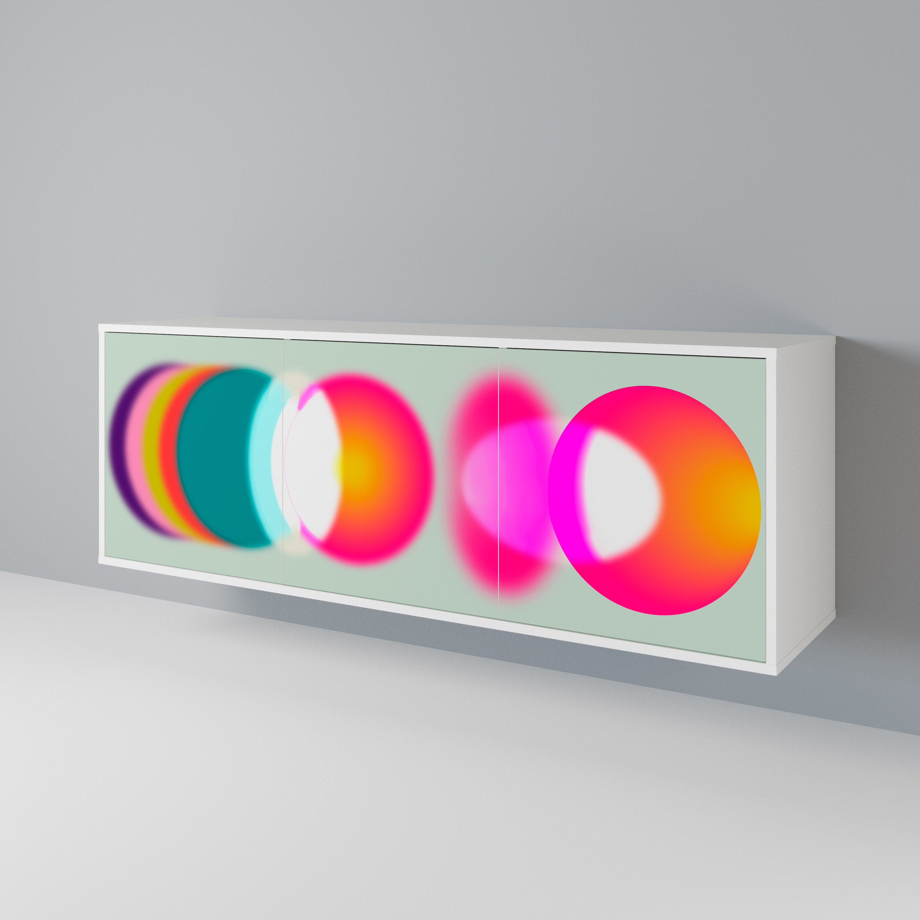 SYMPHONY OF COLORS 3-türiges Sideboard