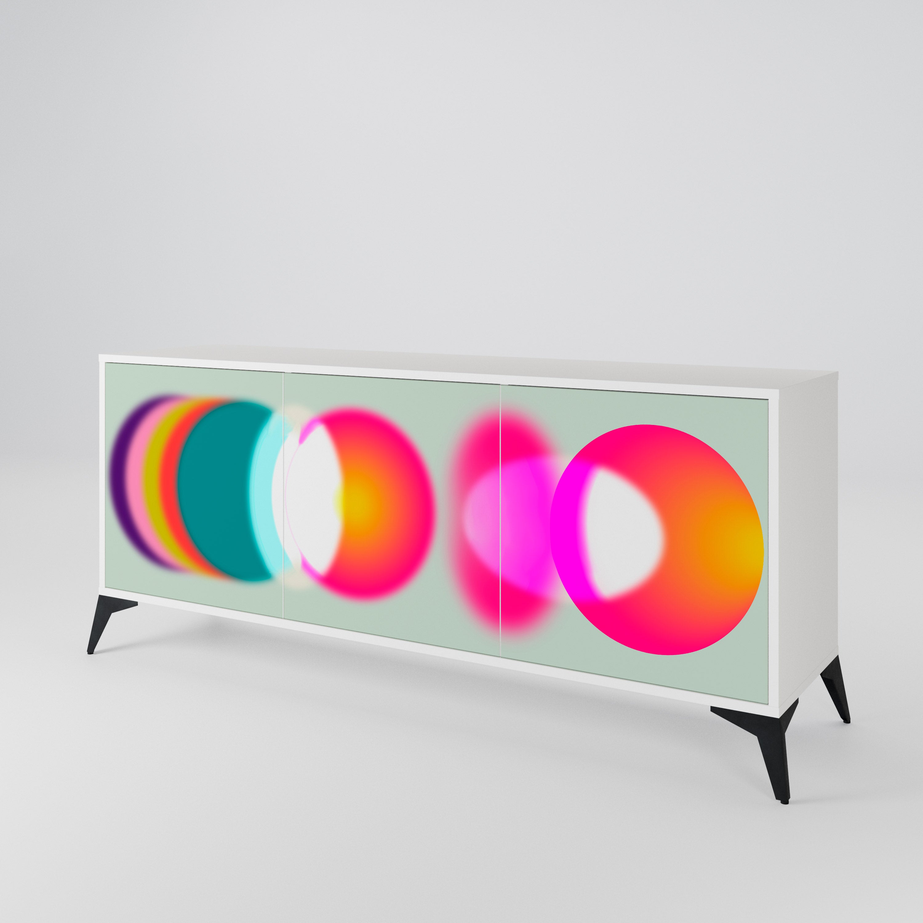 SYMPHONY OF COLORS 3-türiges Sideboard