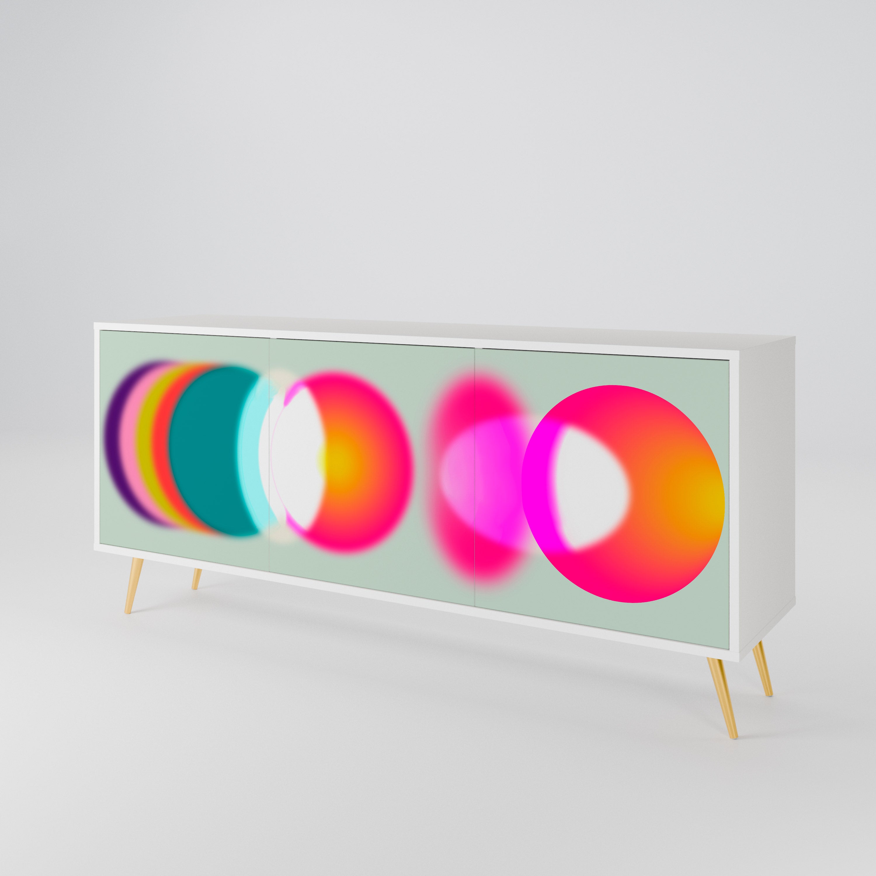 SYMPHONY OF COLORS 3-türiges Sideboard