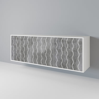 WAVES OF CONCRETE 3-türiges Sideboard