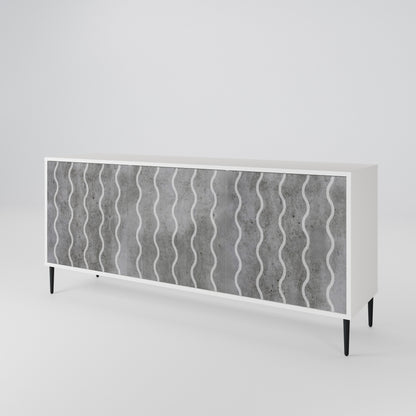 WAVES OF CONCRETE 3-türiges Sideboard