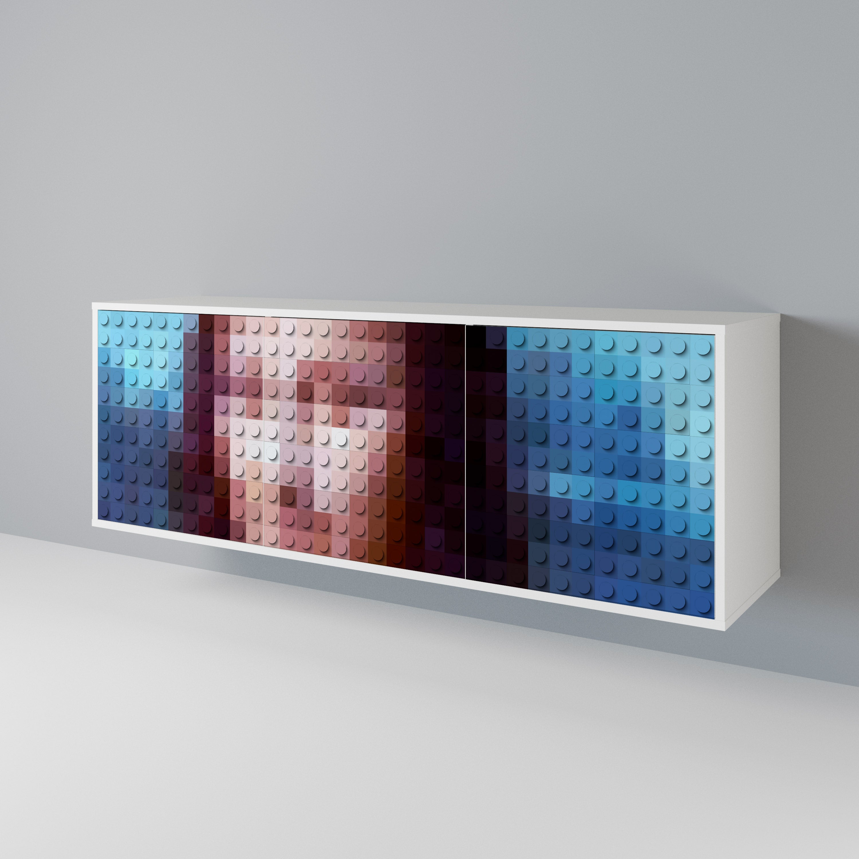 CONSTRUCTIVE ART 3-türiges Sideboard