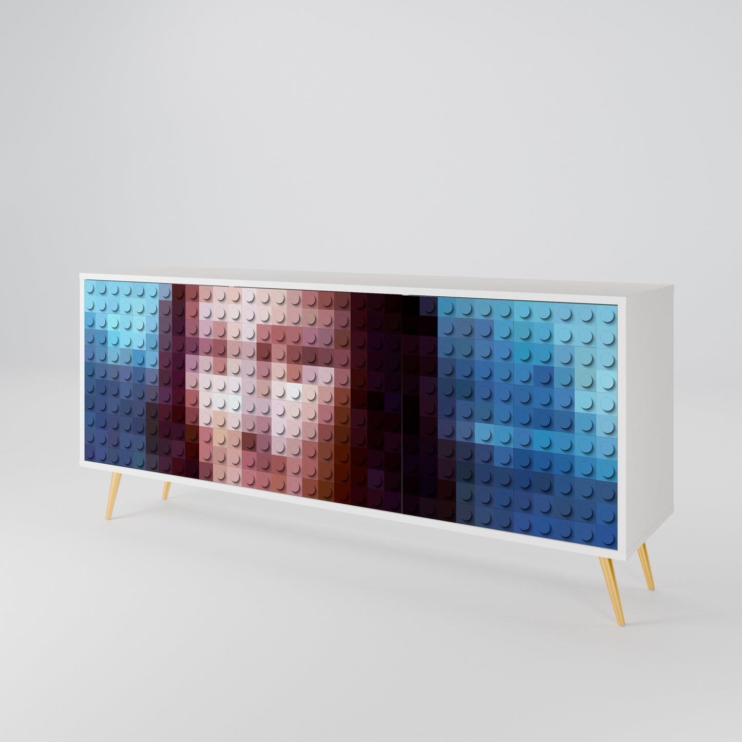 CONSTRUCTIVE ART 3-türiges Sideboard