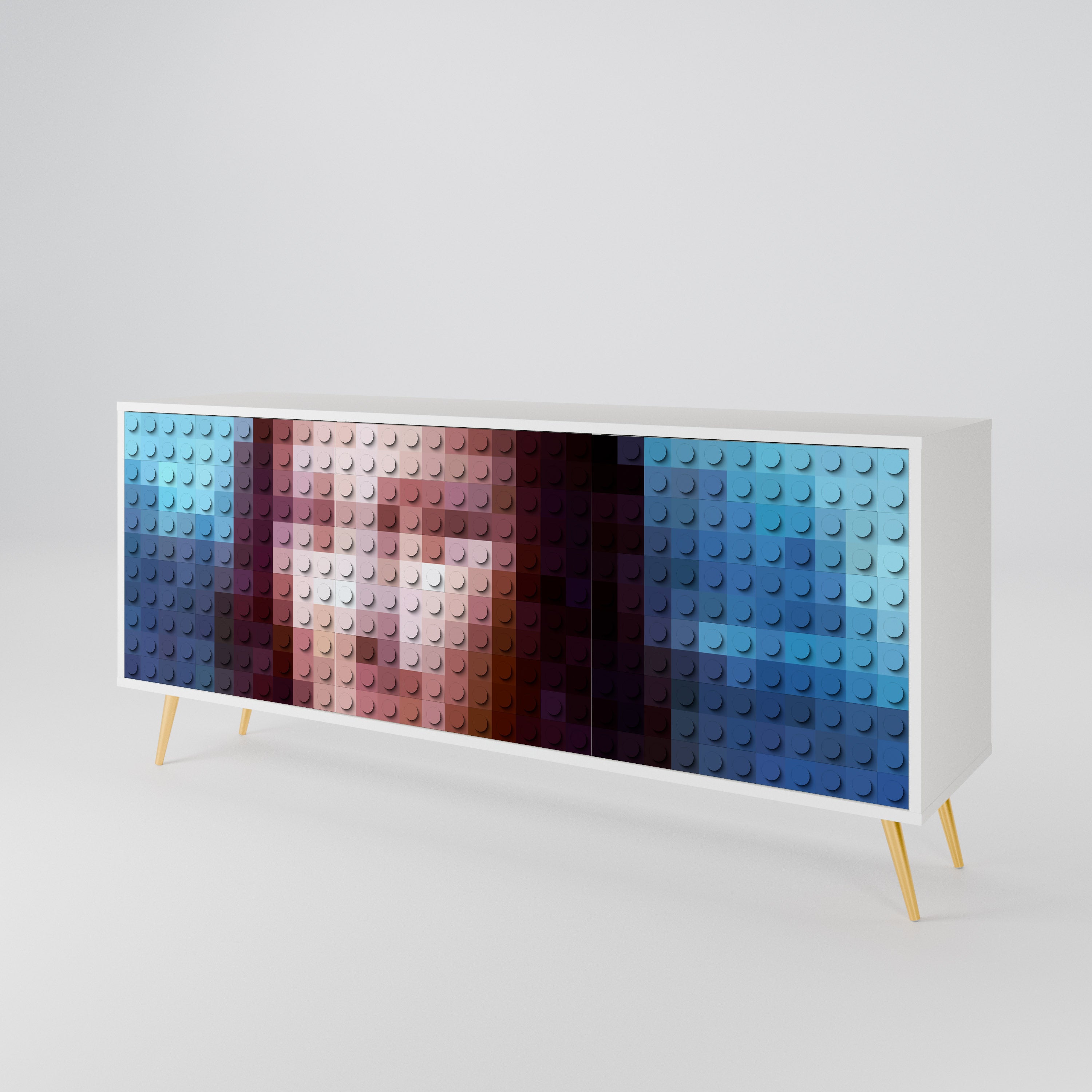CONSTRUCTIVE ART 3-türiges Sideboard