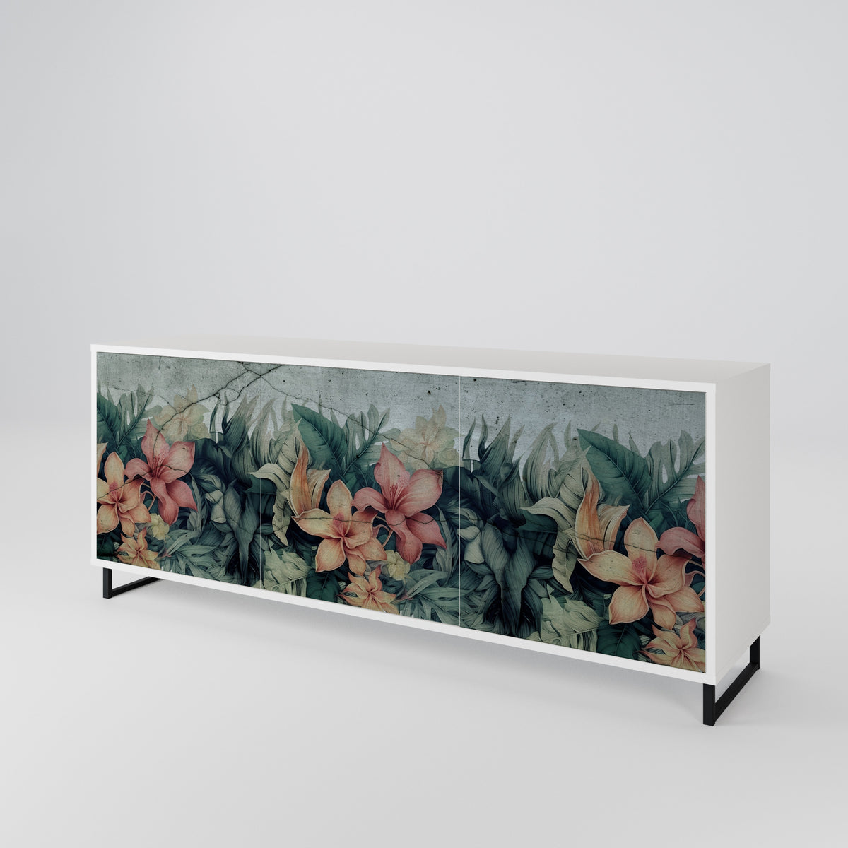 HEAVENLY BLOOM 3-türiges Sideboard