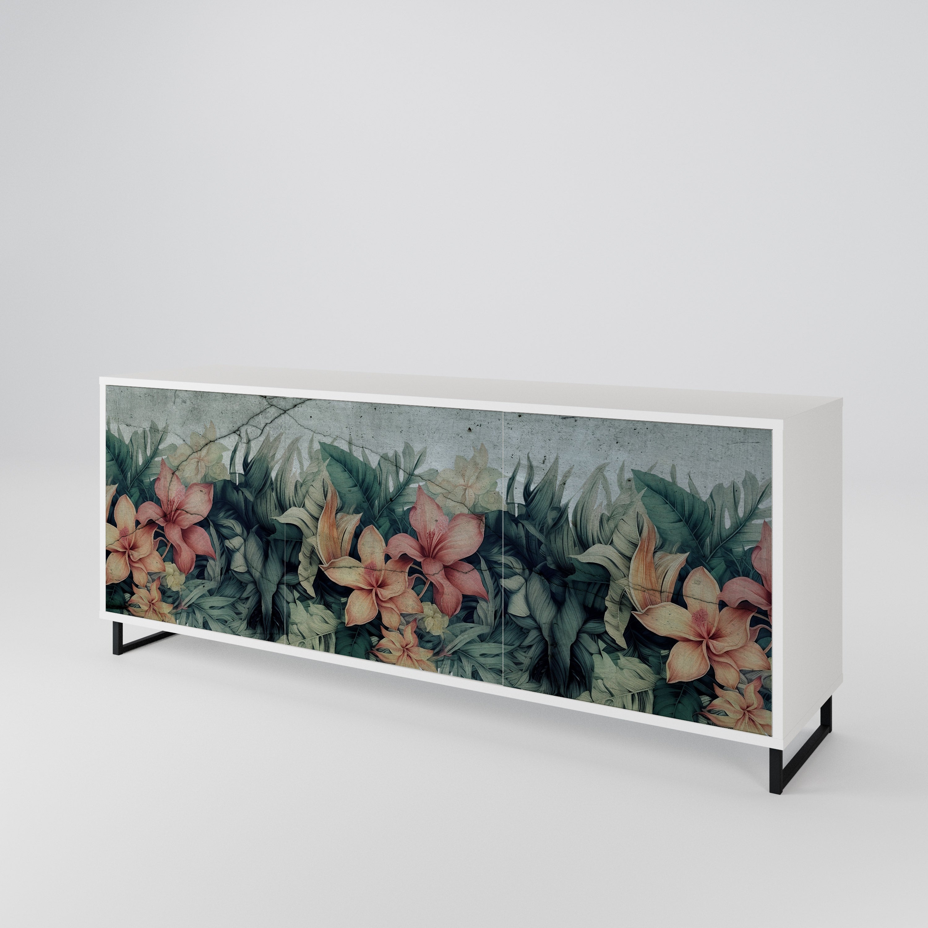 HEAVENLY BLOOM 3-türiges Sideboard