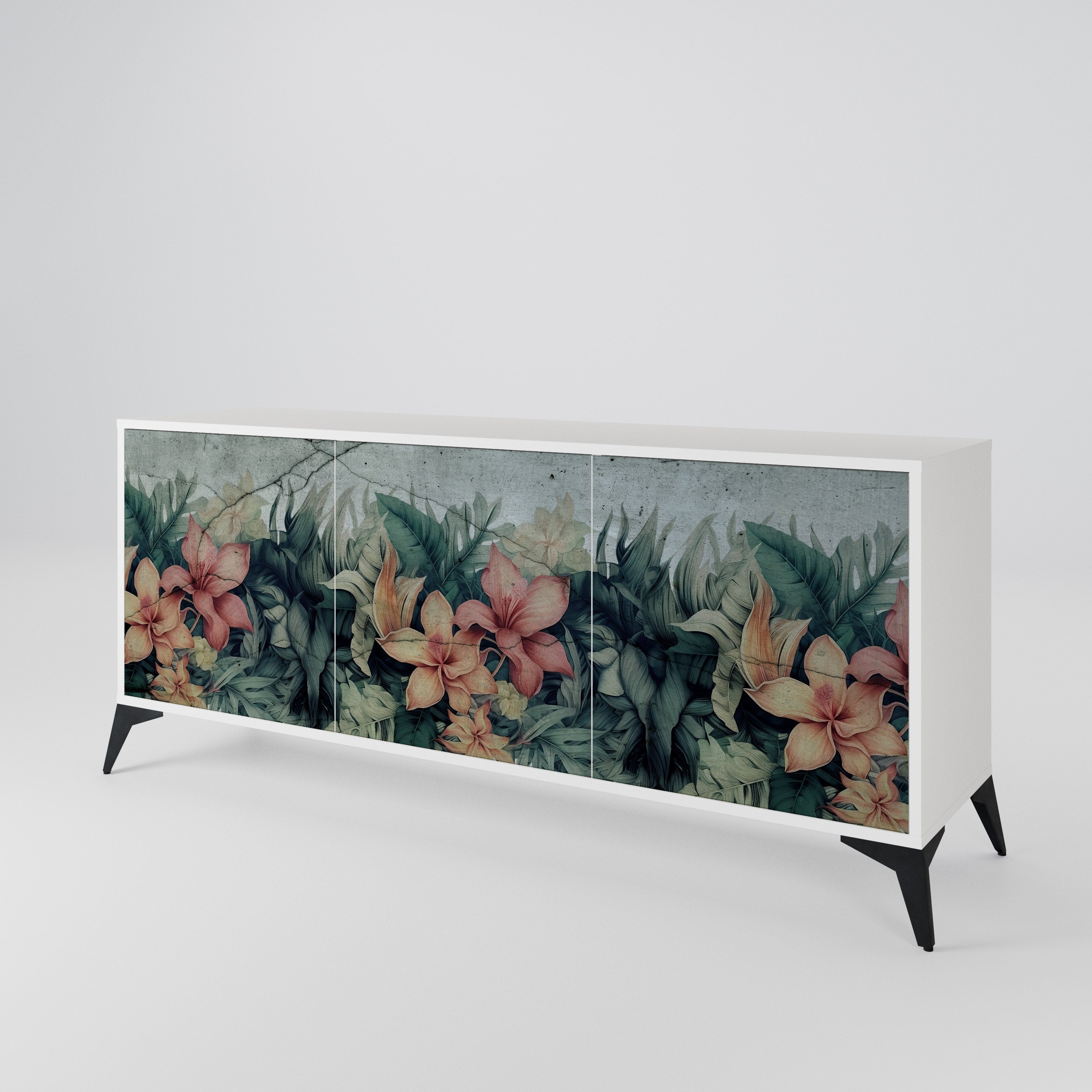 HEAVENLY BLOOM 3-türiges Sideboard