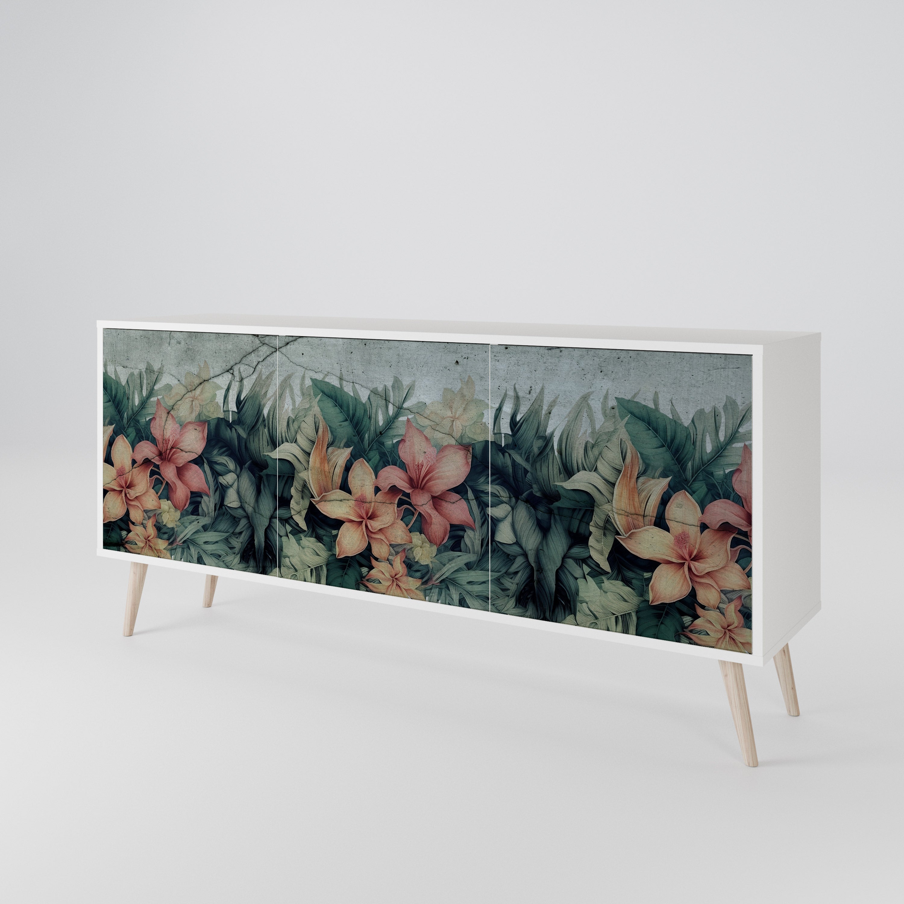 HEAVENLY BLOOM 3-türiges Sideboard