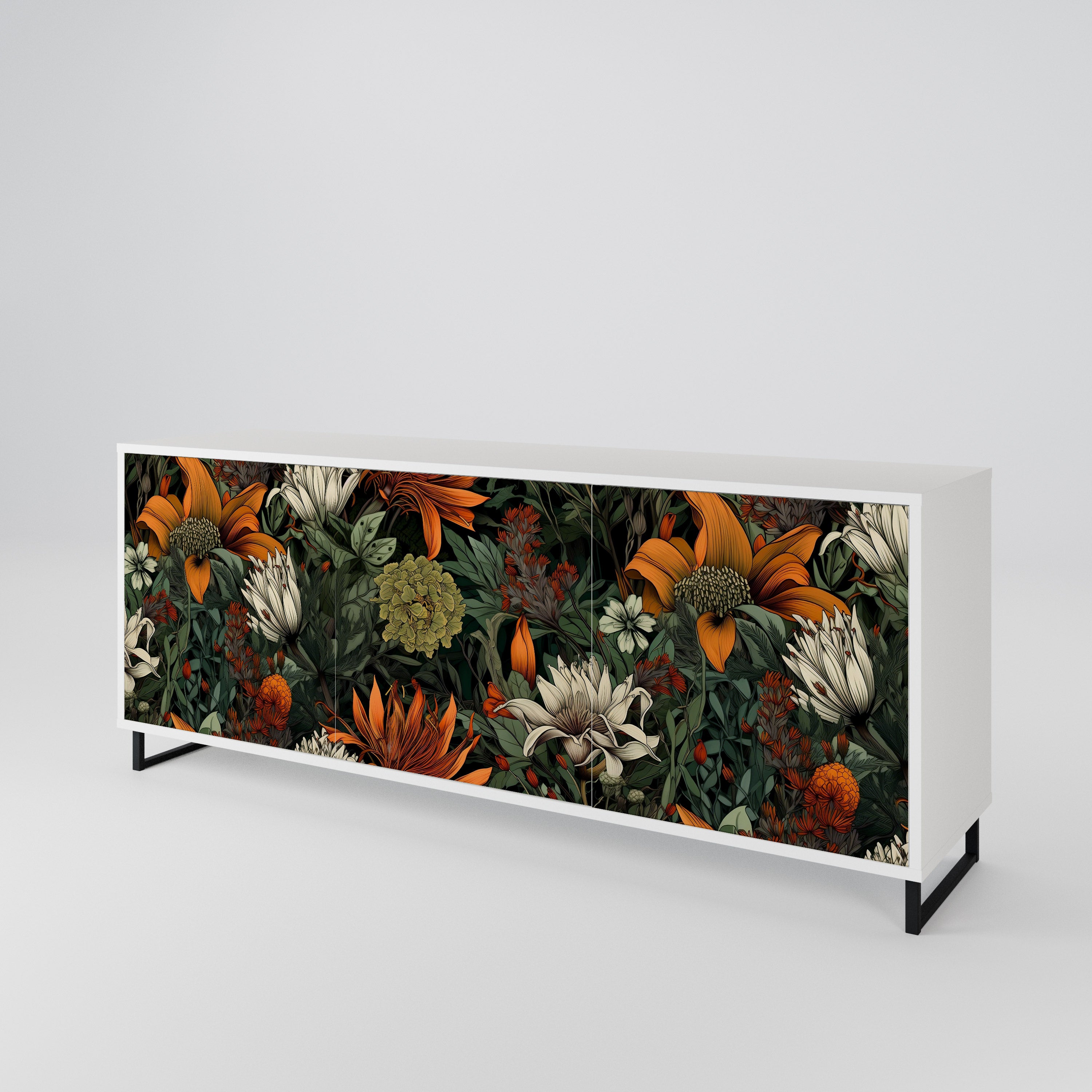 MIDNIGHT SPROUT 3-türiges Sideboard