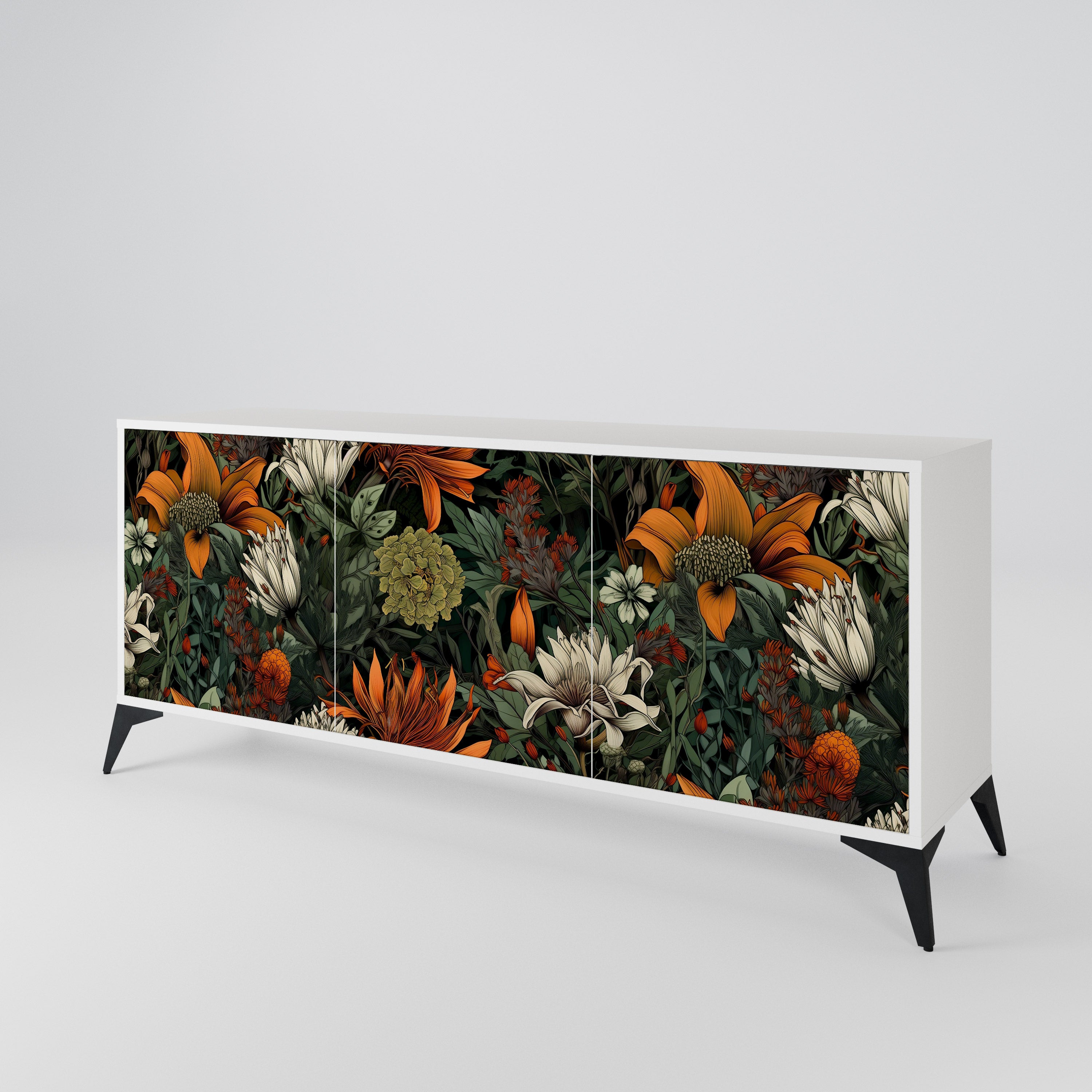 MIDNIGHT SPROUT 3-türiges Sideboard