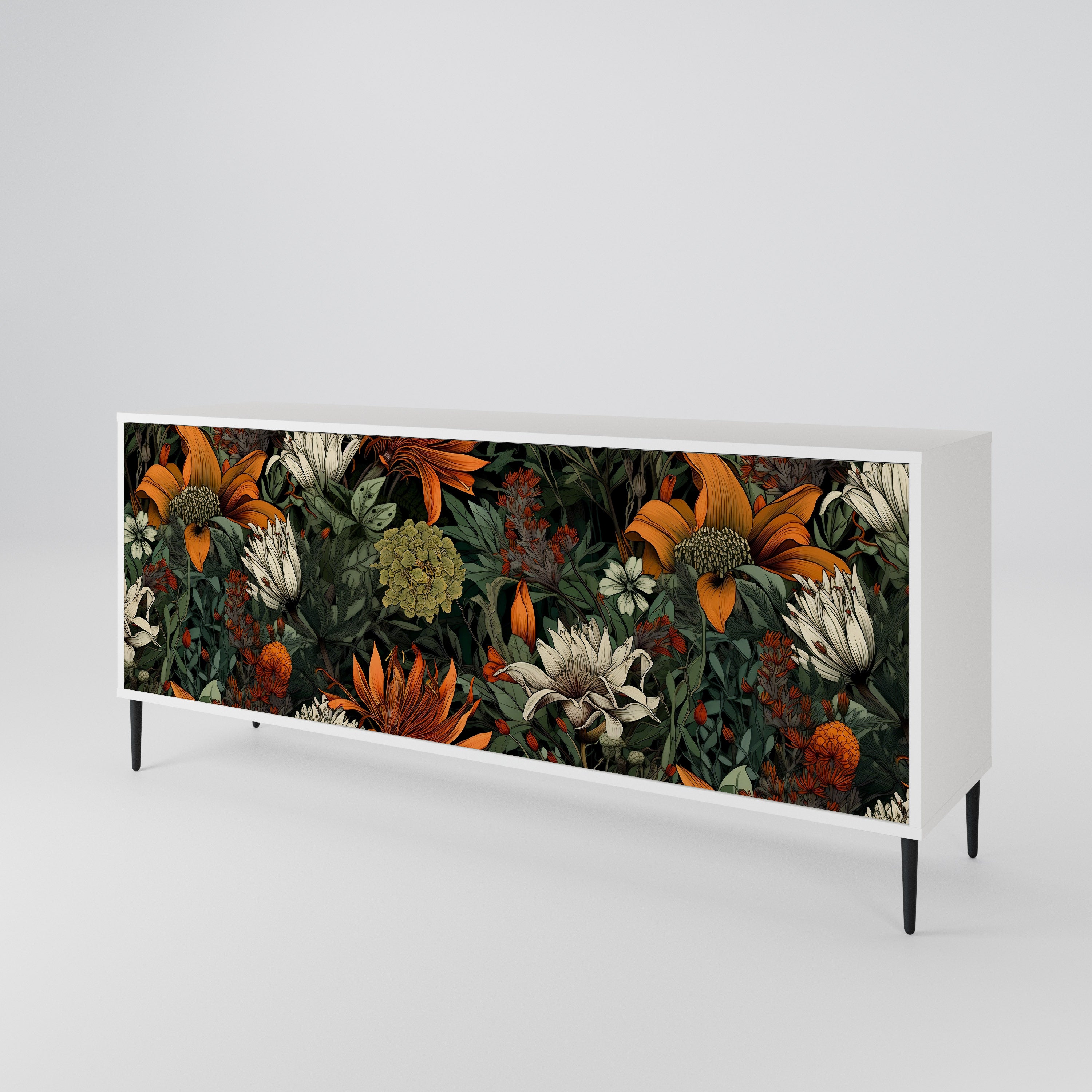 MIDNIGHT SPROUT 3-türiges Sideboard