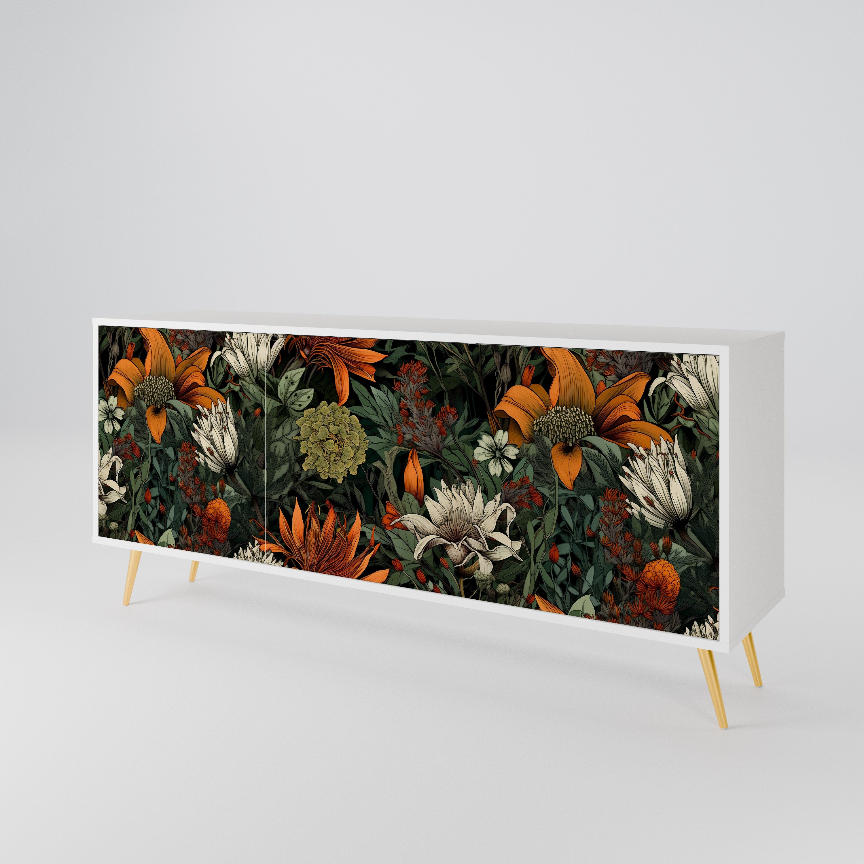MIDNIGHT SPROUT 3-türiges Sideboard