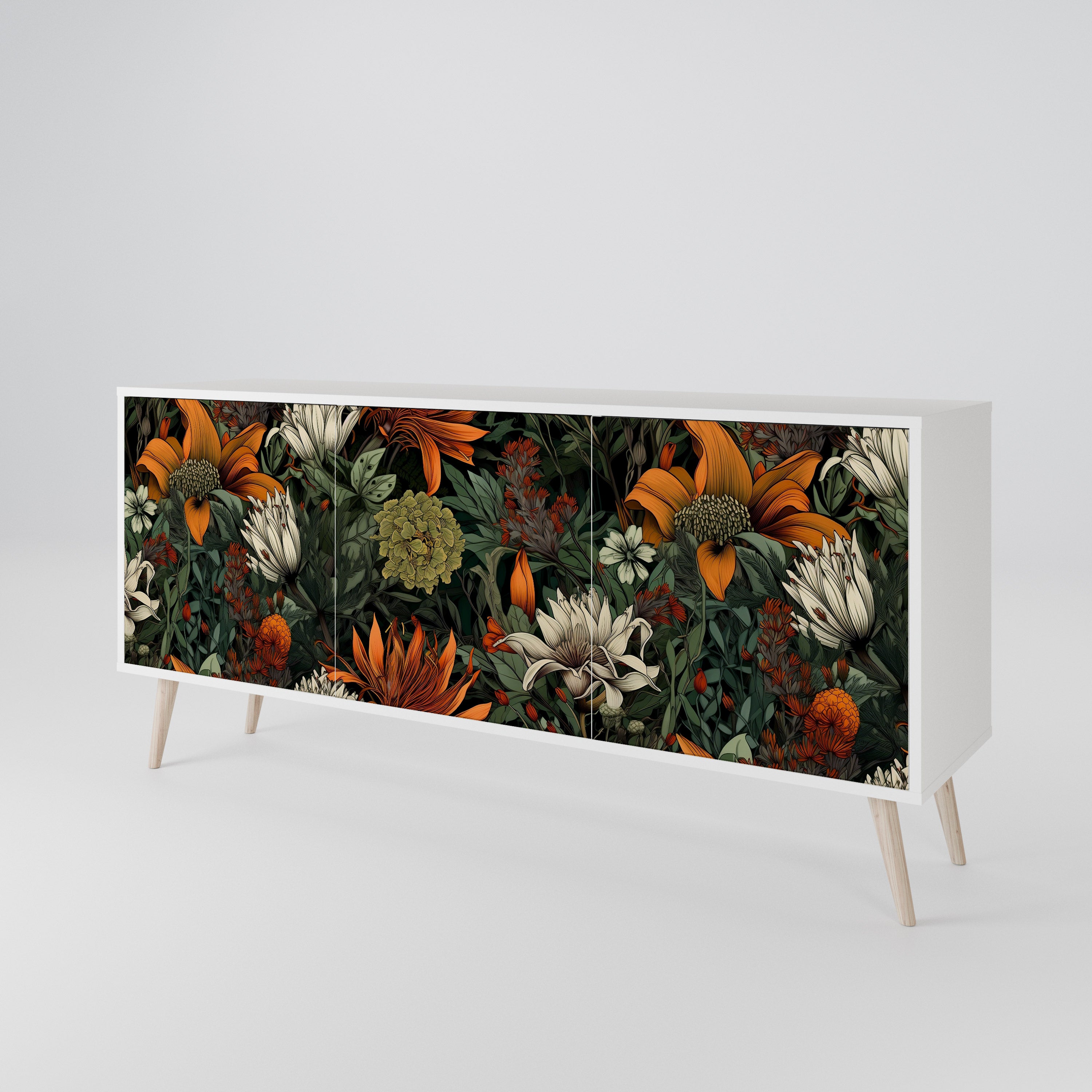 MIDNIGHT SPROUT 3-türiges Sideboard