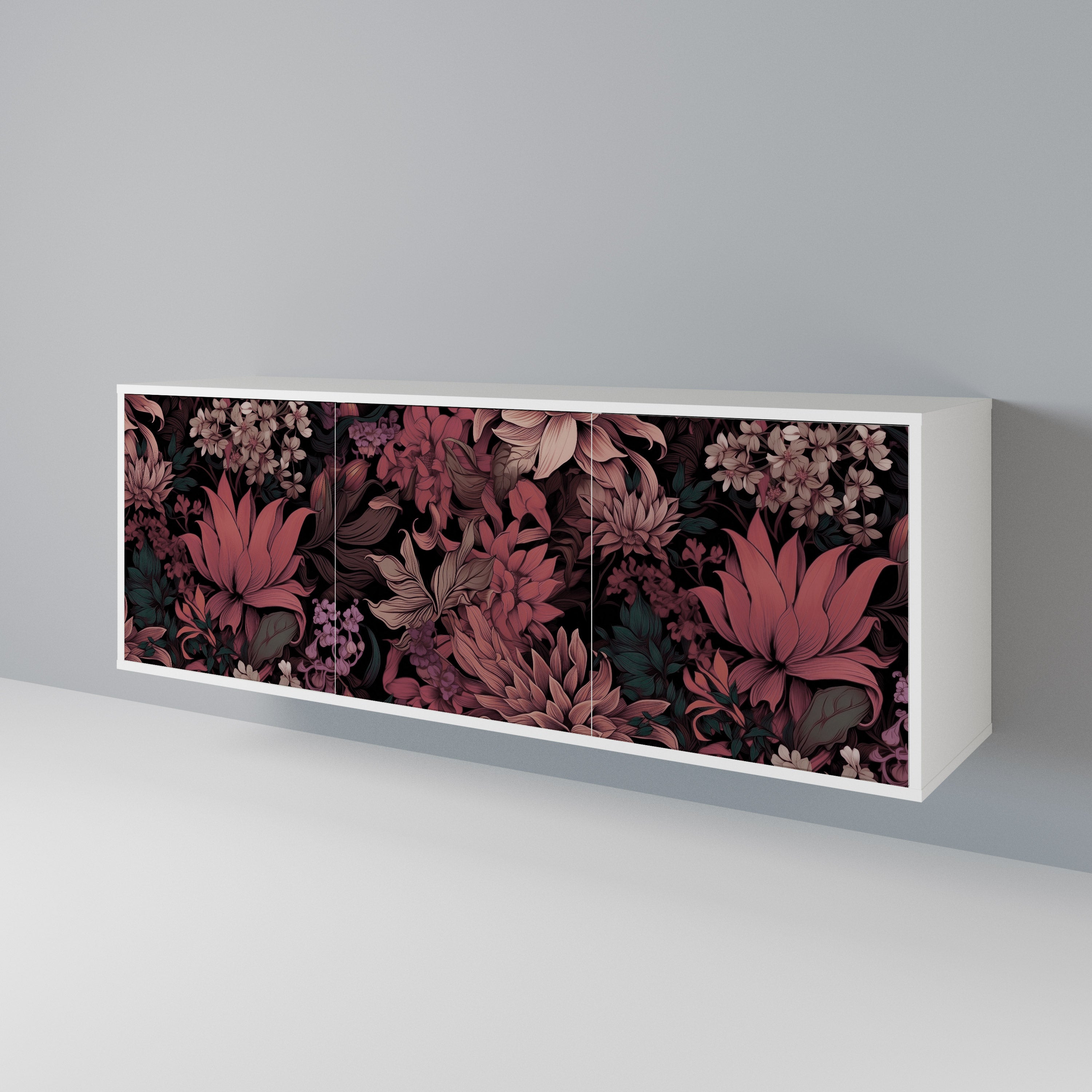 FLORAL WHISPER 3-türiges Sideboard