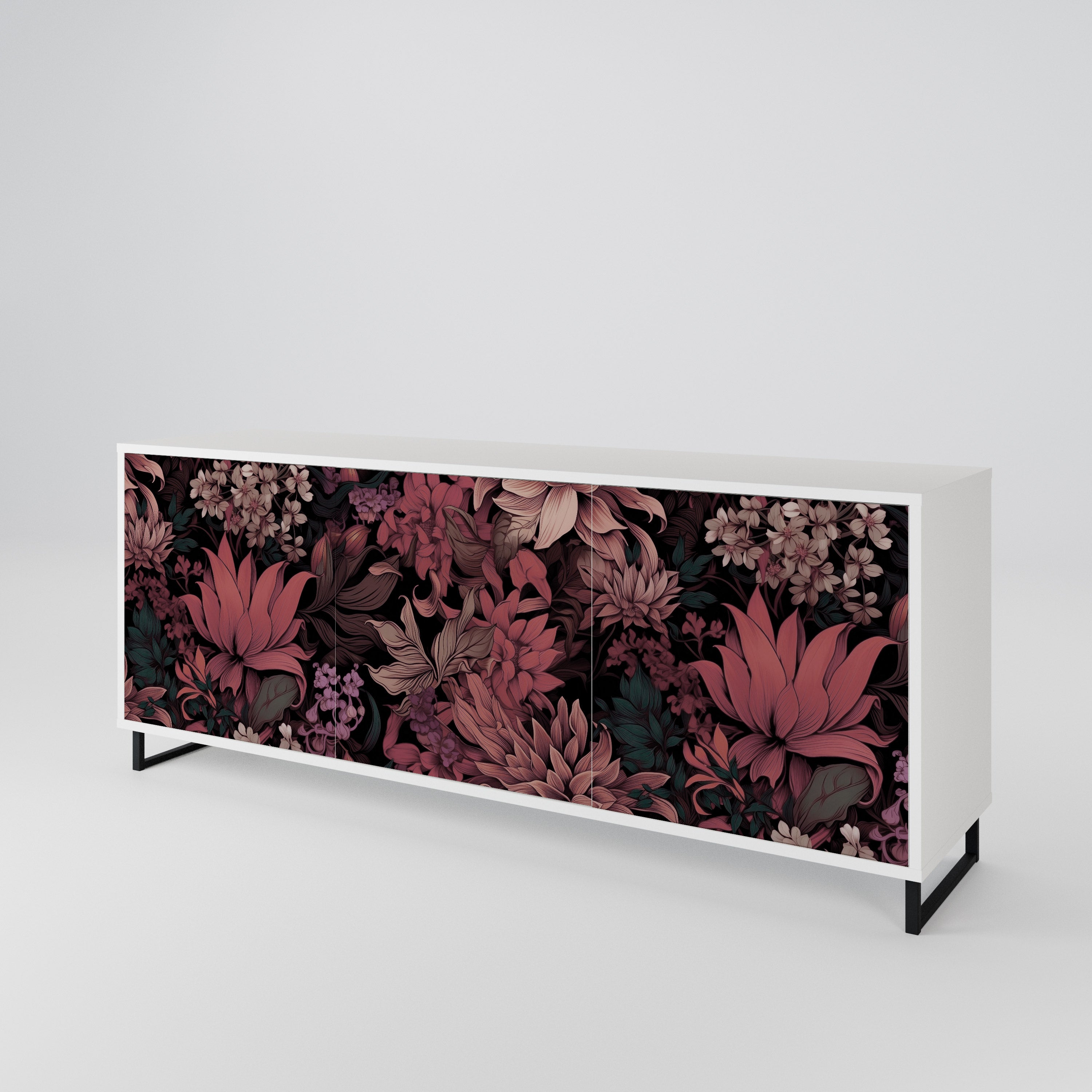 FLORAL WHISPER 3-türiges Sideboard