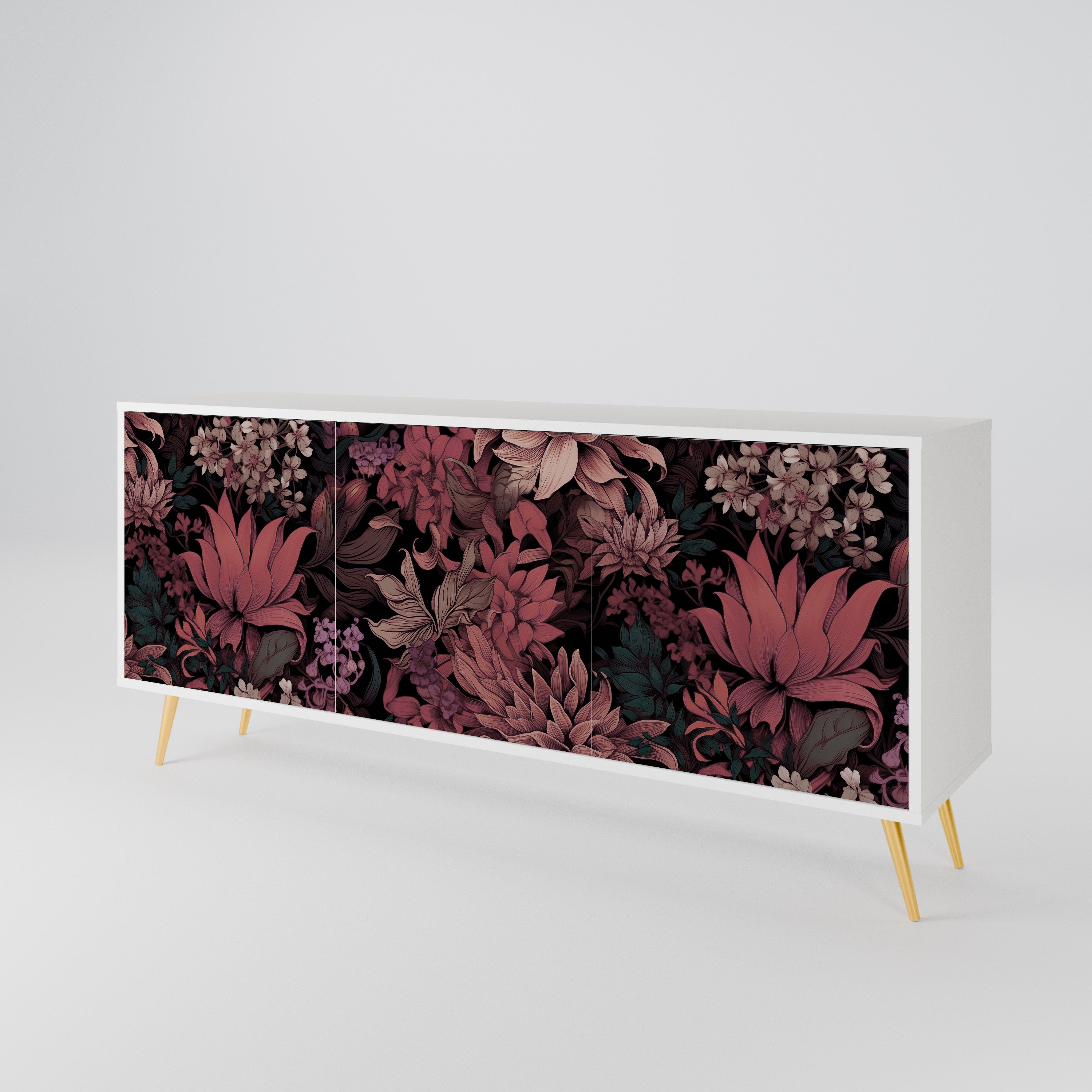 FLORAL WHISPER 3-türiges Sideboard