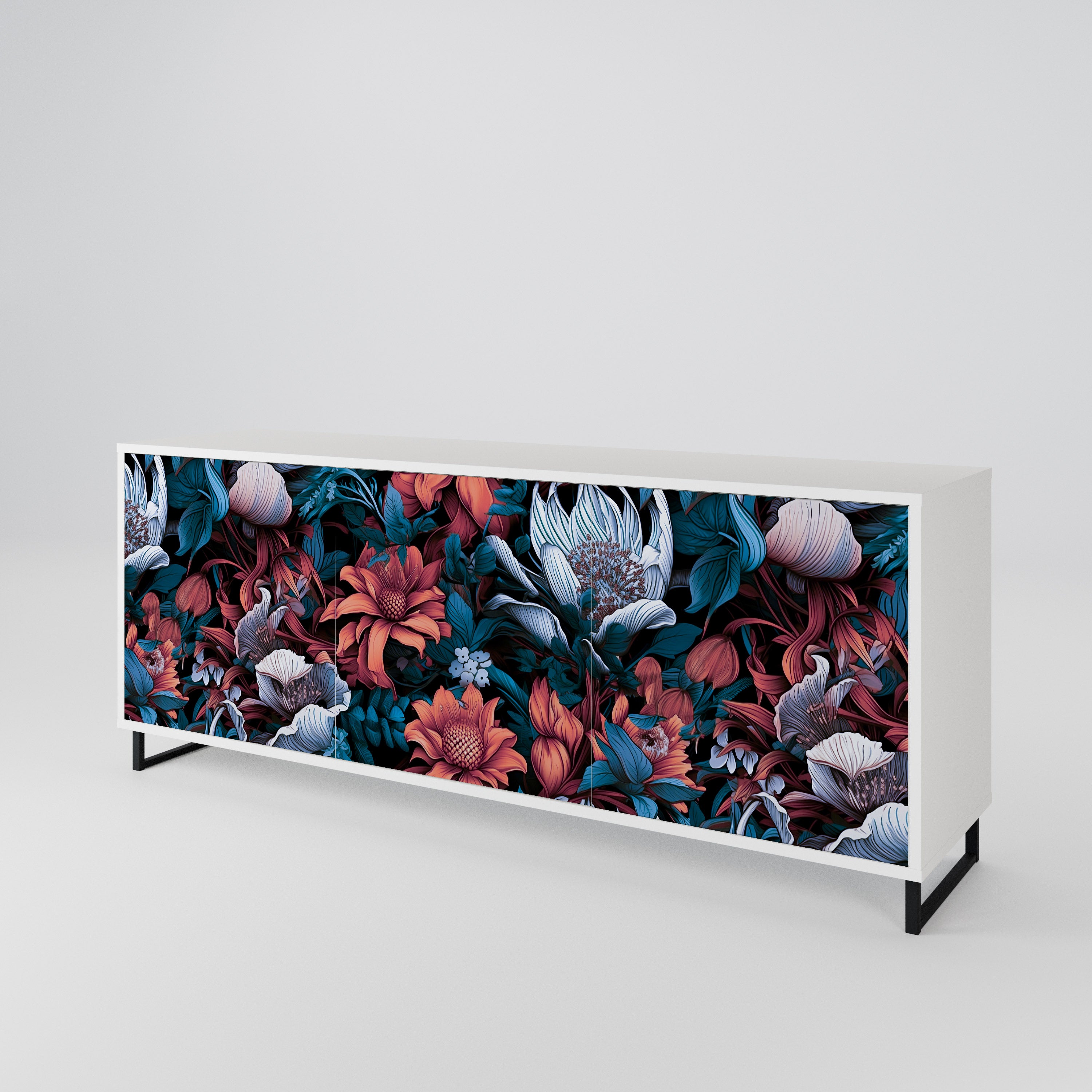 ETHEREAL BLOSSOMS 3-türiges Sideboard
