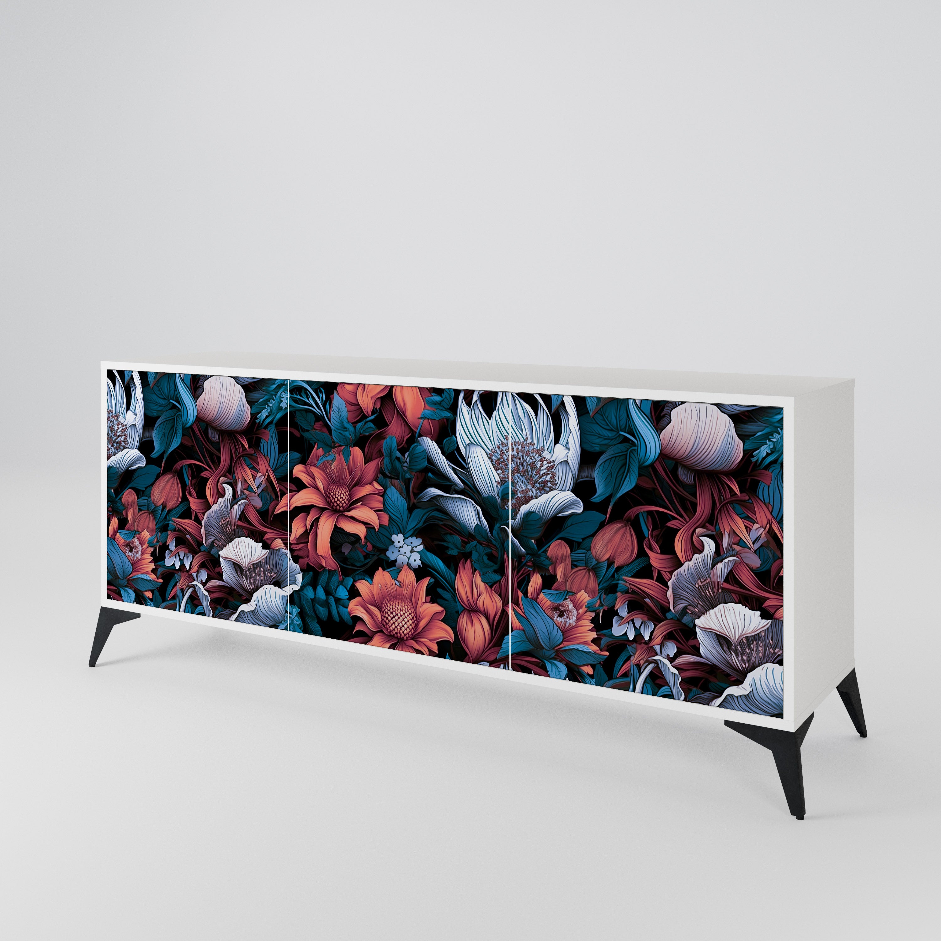 ETHEREAL BLOSSOMS 3-türiges Sideboard