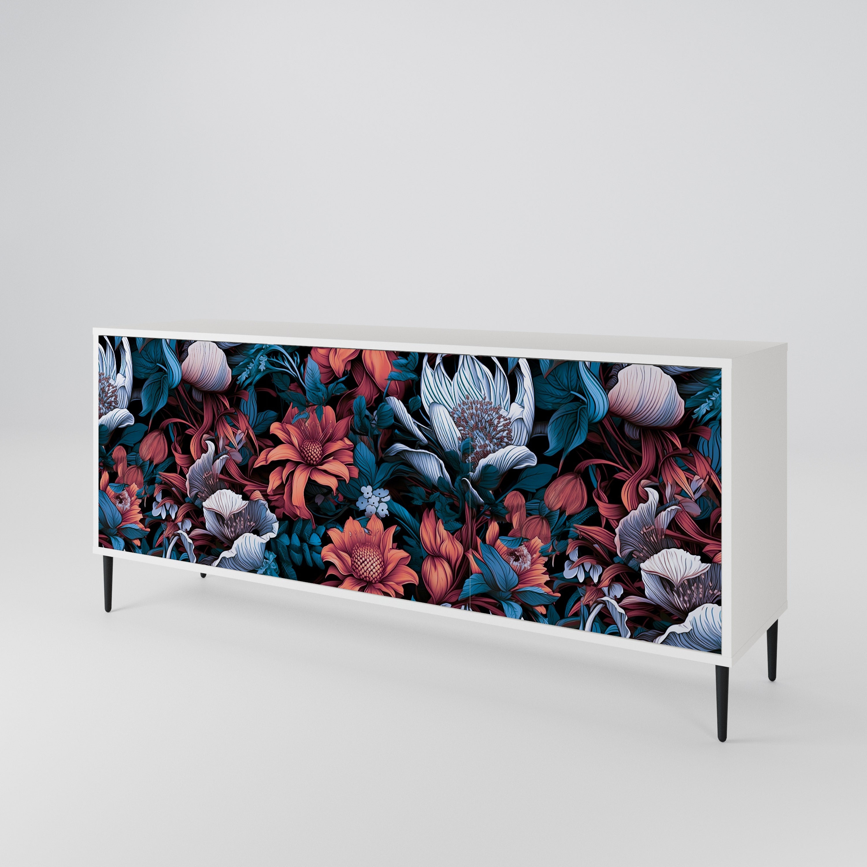 ETHEREAL BLOSSOMS 3-türiges Sideboard