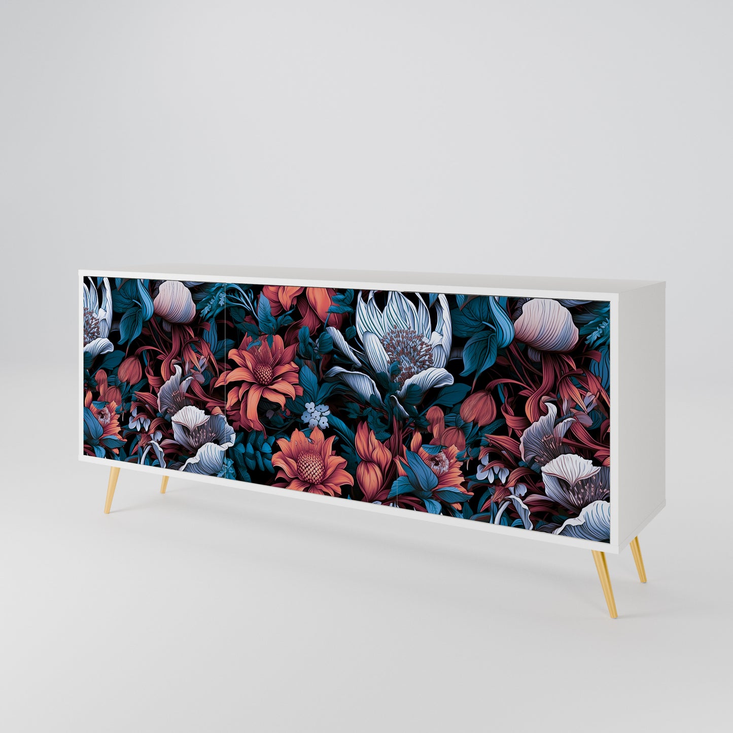 ETHEREAL BLOSSOMS 3-türiges Sideboard