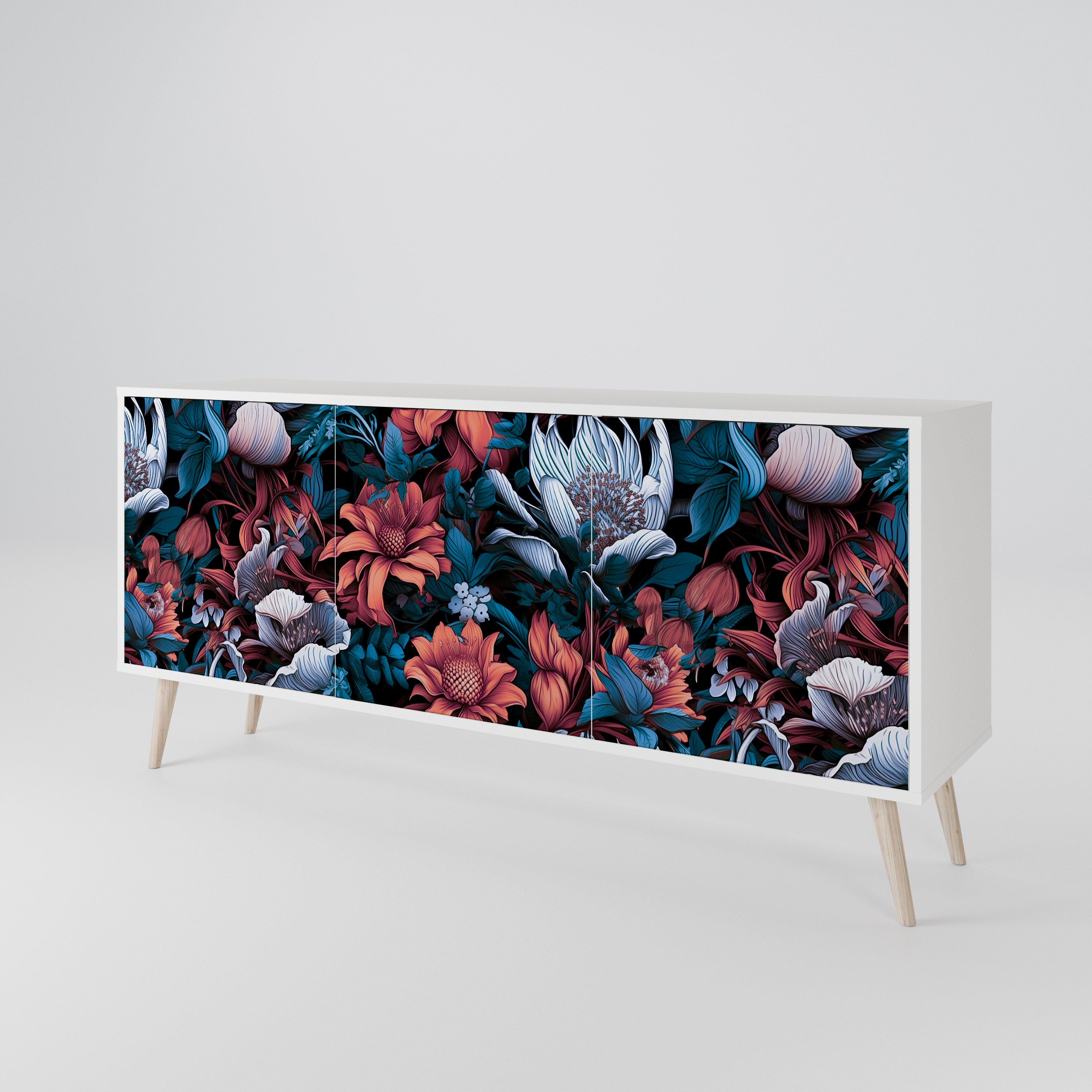 ETHEREAL BLOSSOMS 3-türiges Sideboard