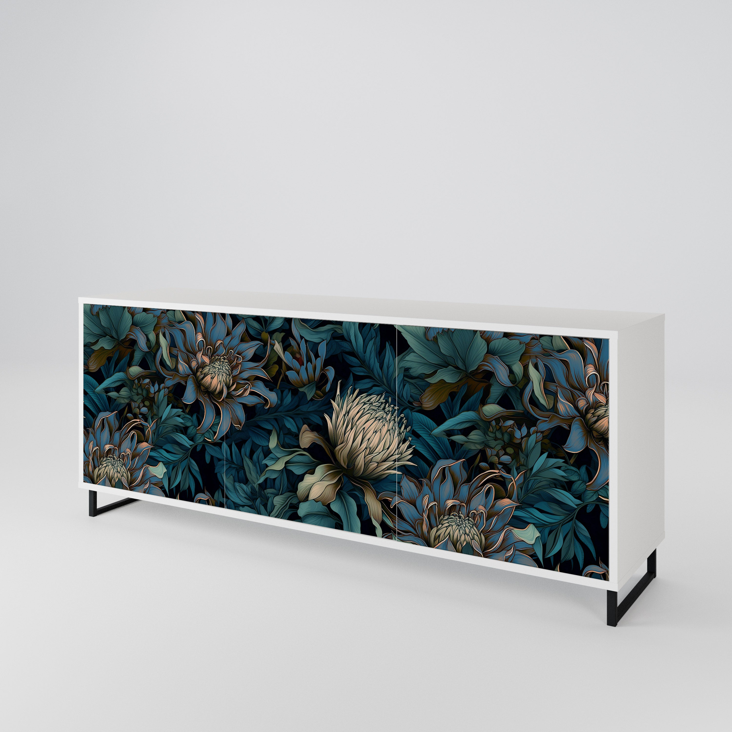TWILIGHT BLOOM 3-türiges Sideboard