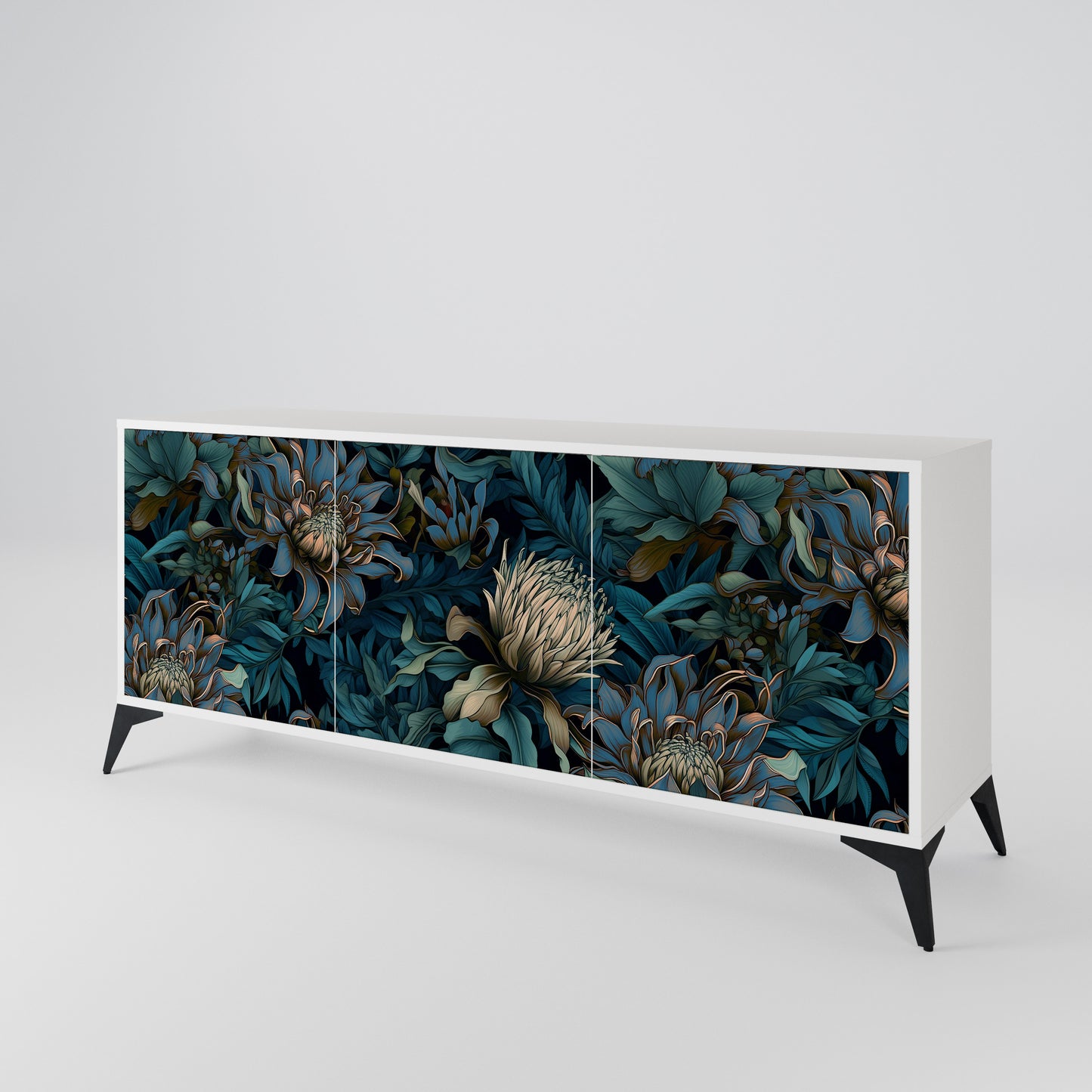 TWILIGHT BLOOM 3-türiges Sideboard