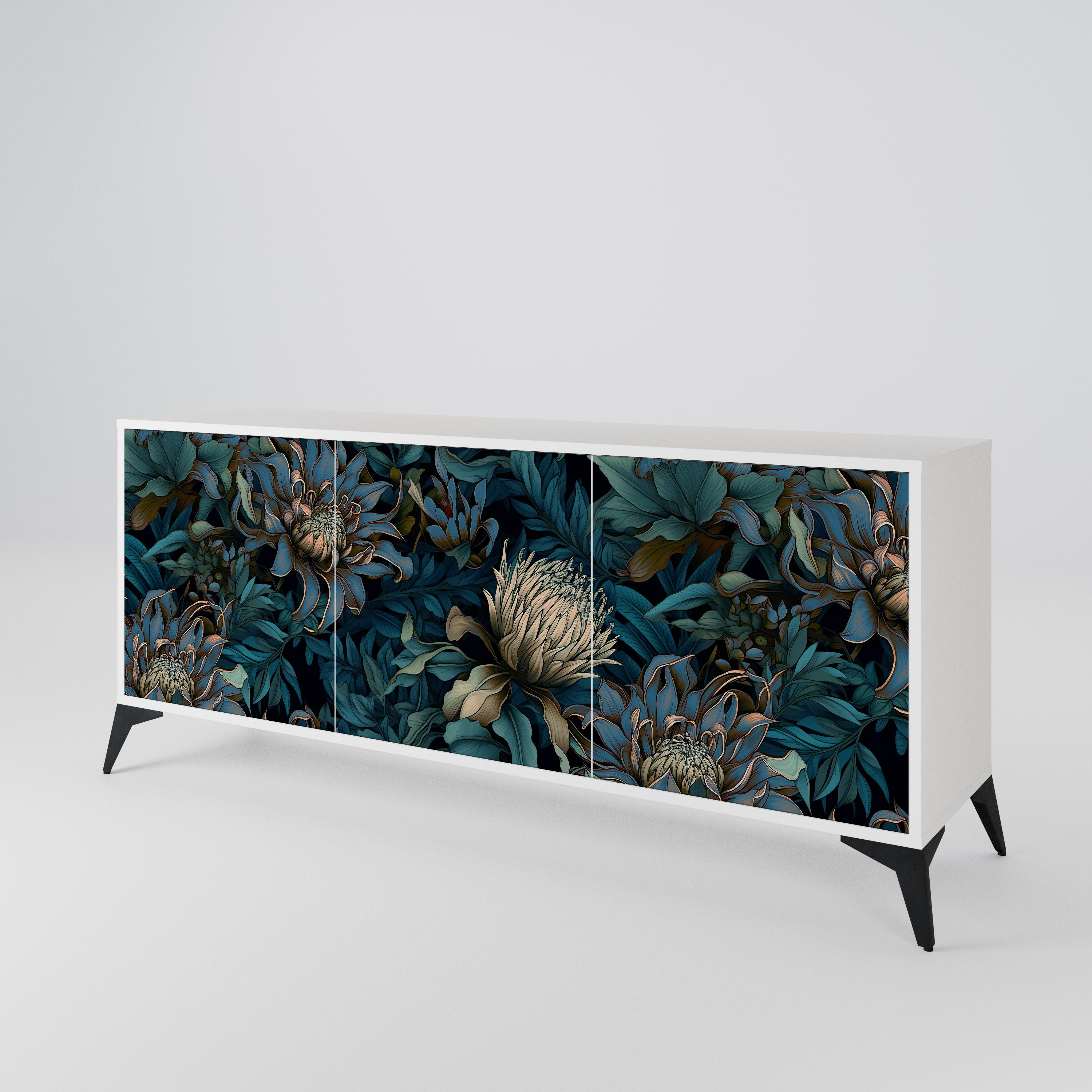 TWILIGHT BLOOM 3-türiges Sideboard
