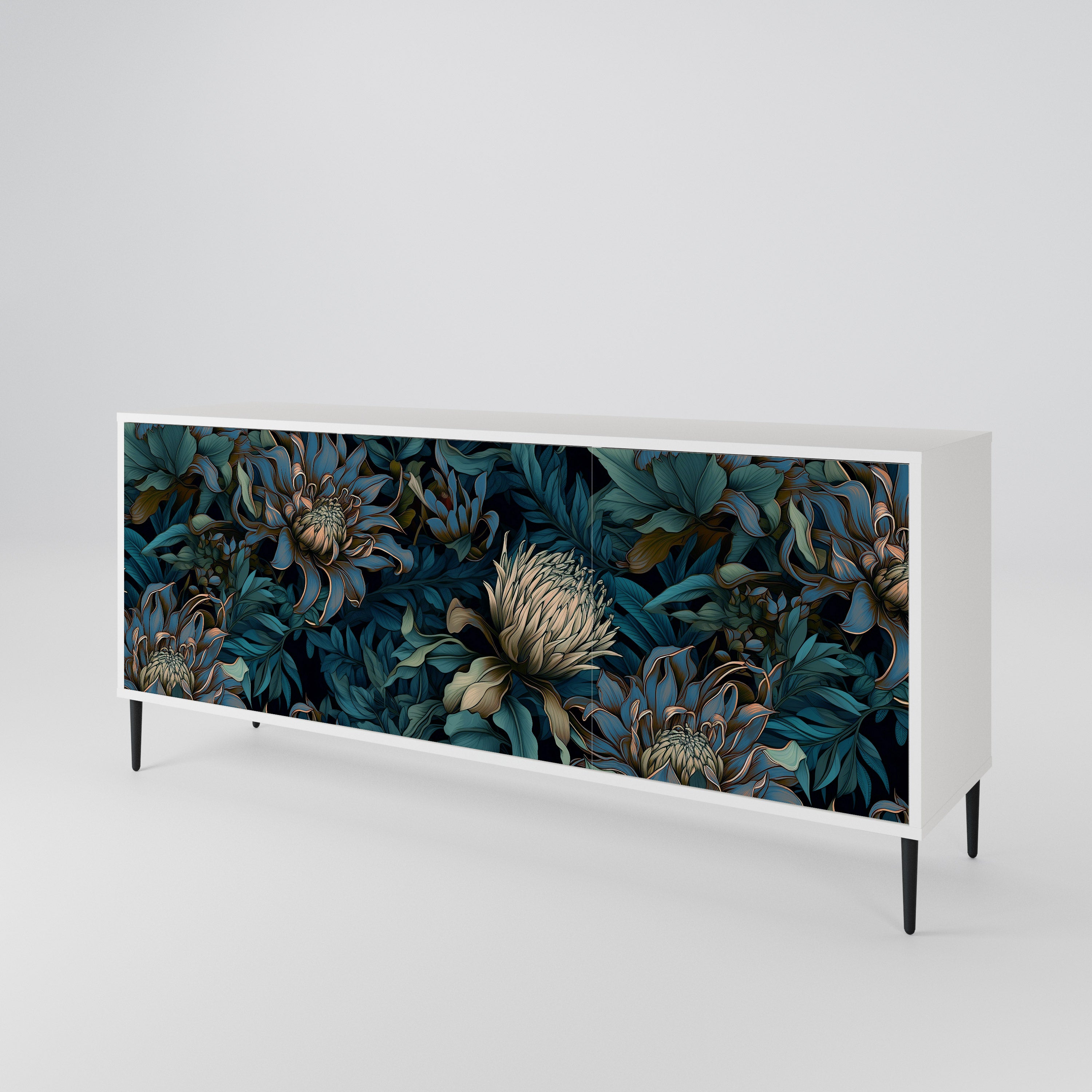 TWILIGHT BLOOM 3-türiges Sideboard