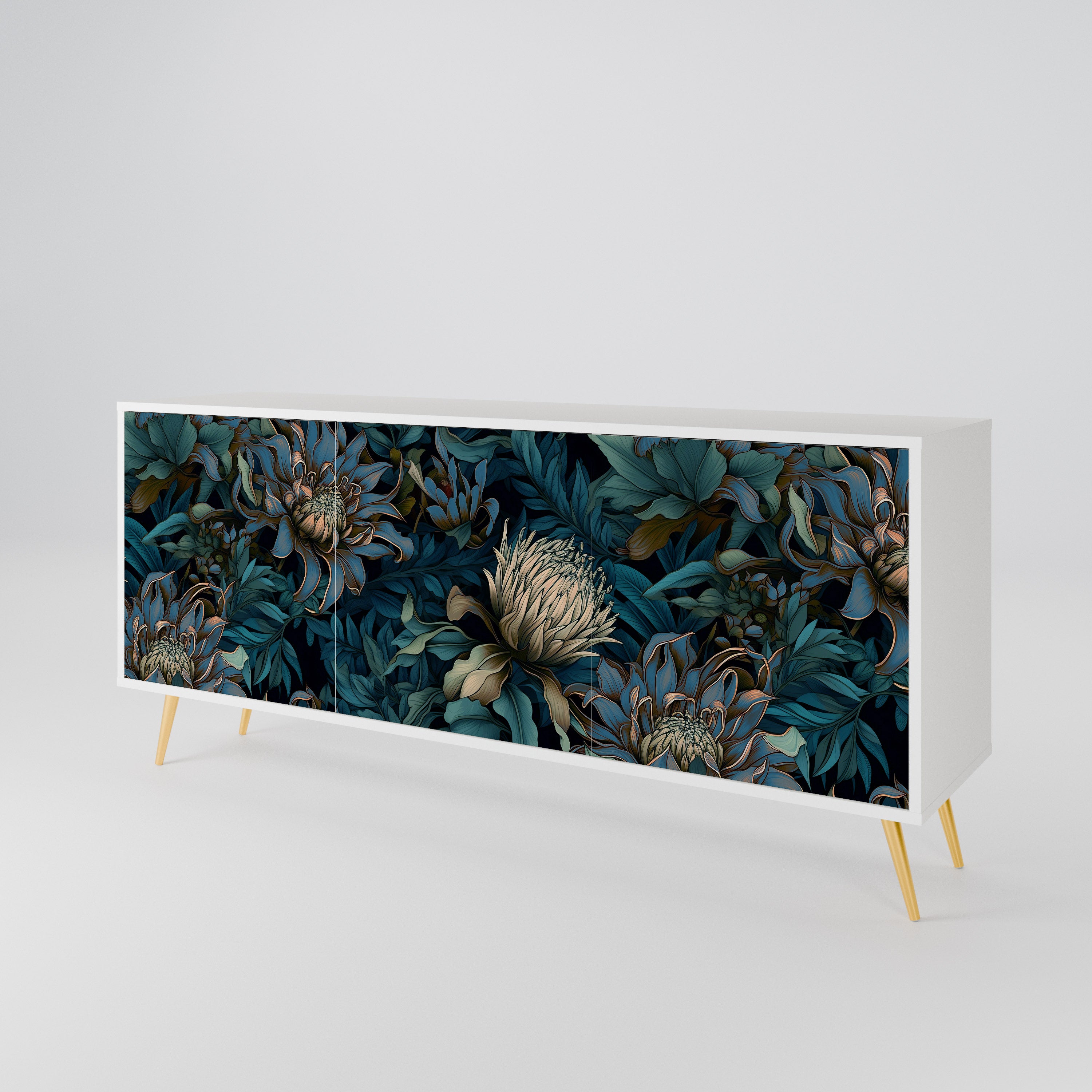 TWILIGHT BLOOM 3-türiges Sideboard