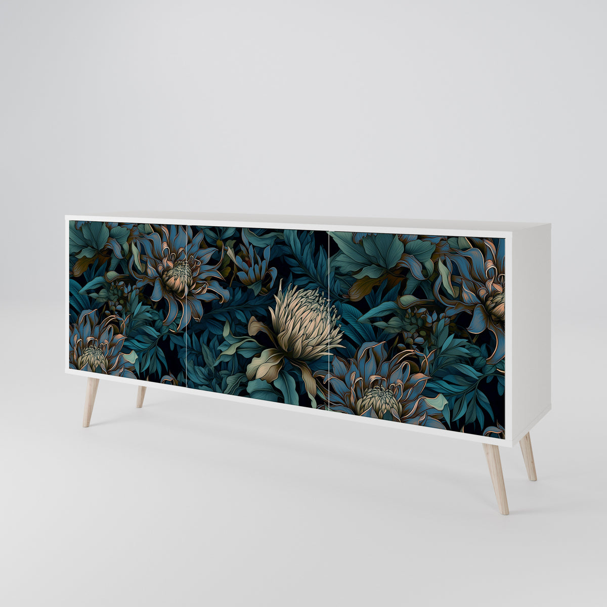 TWILIGHT BLOOM 3-türiges Sideboard