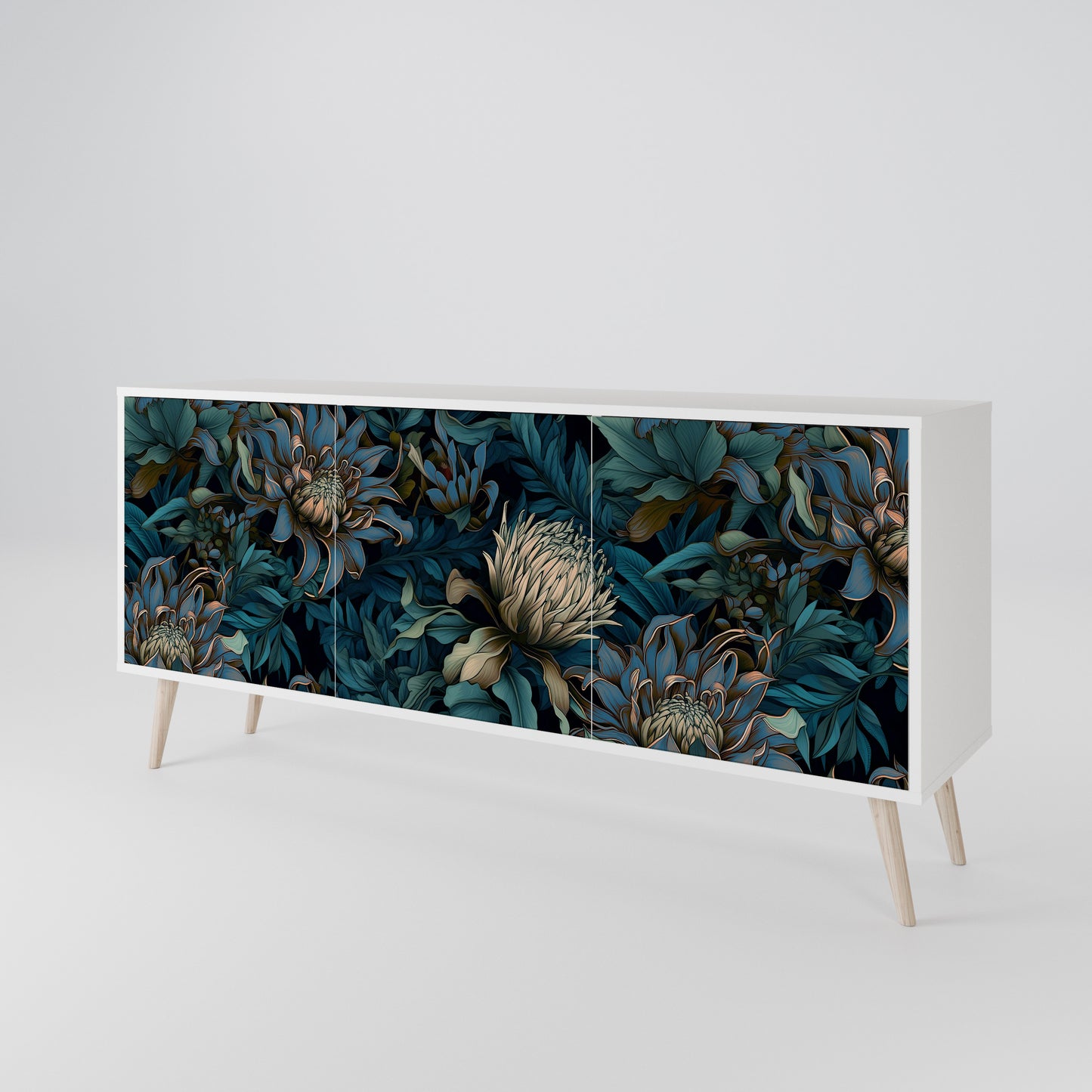 TWILIGHT BLOOM 3-türiges Sideboard