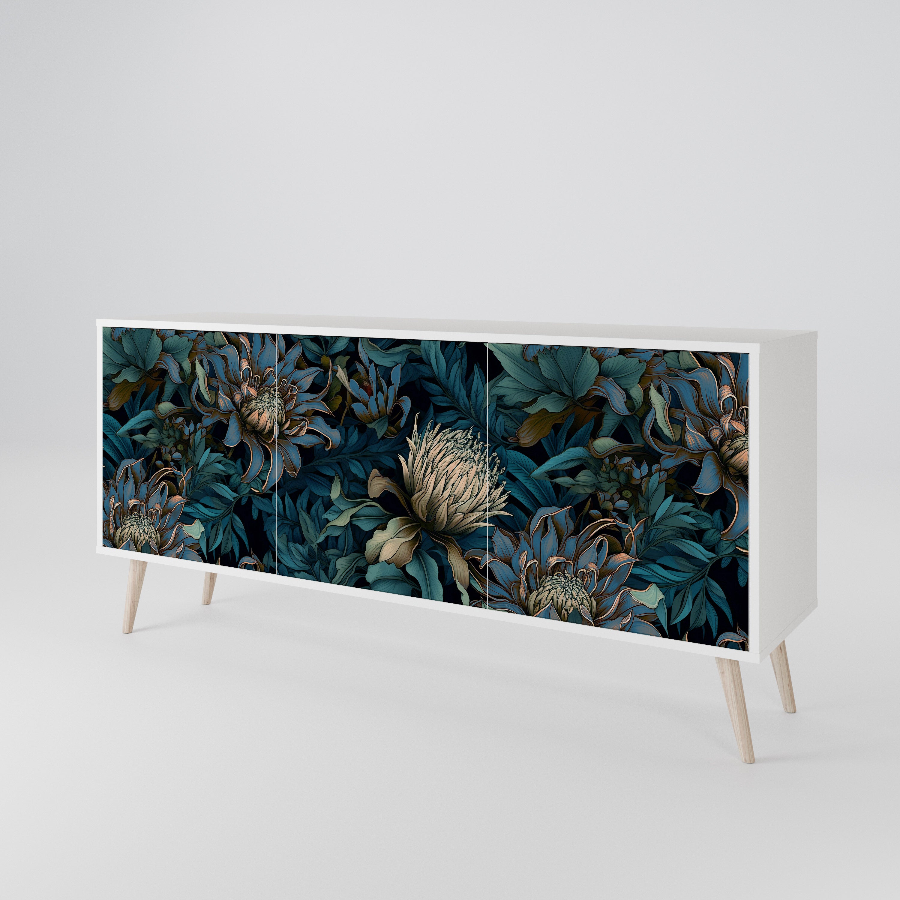 TWILIGHT BLOOM 3-türiges Sideboard