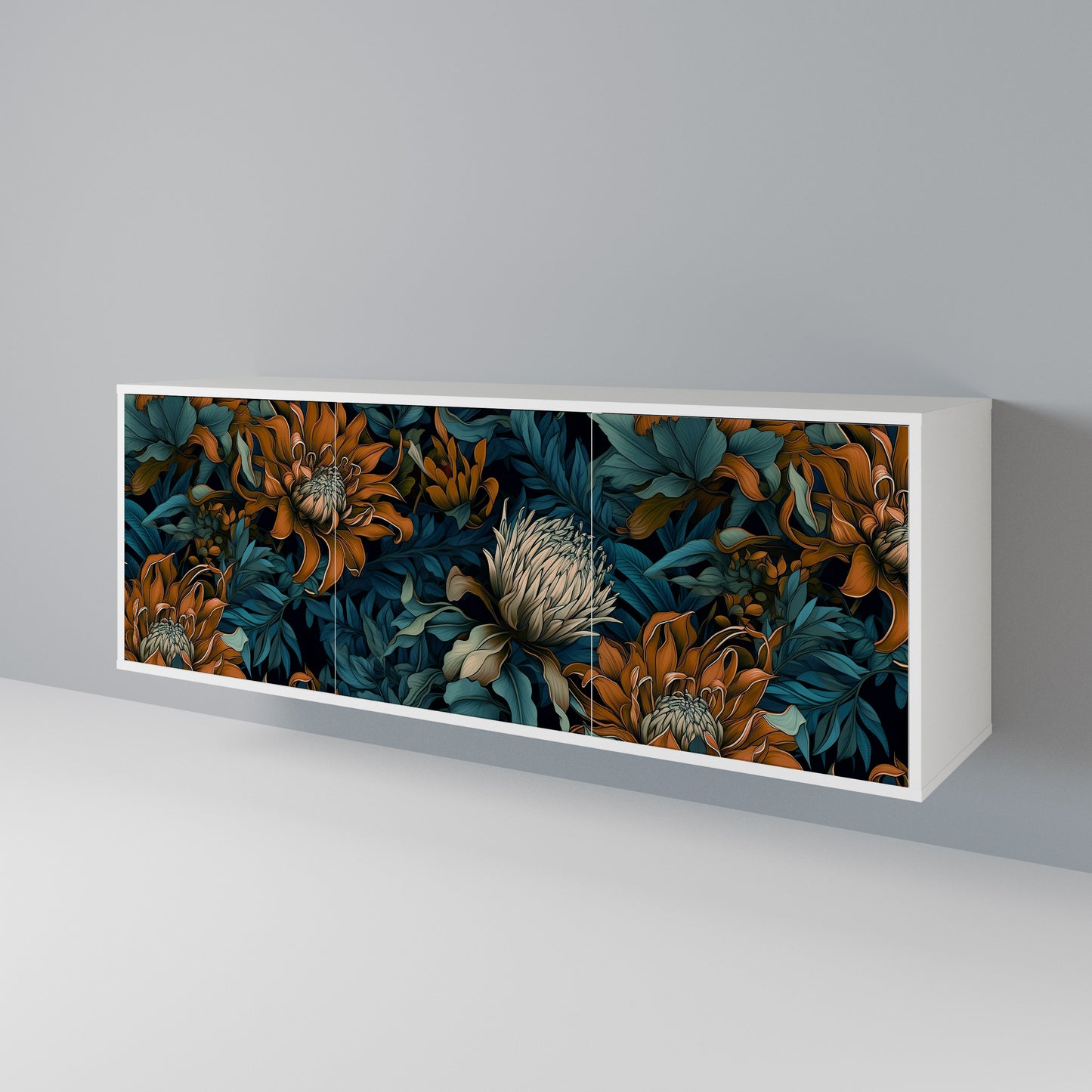 MORNING BLOOM 3-türiges Sideboard