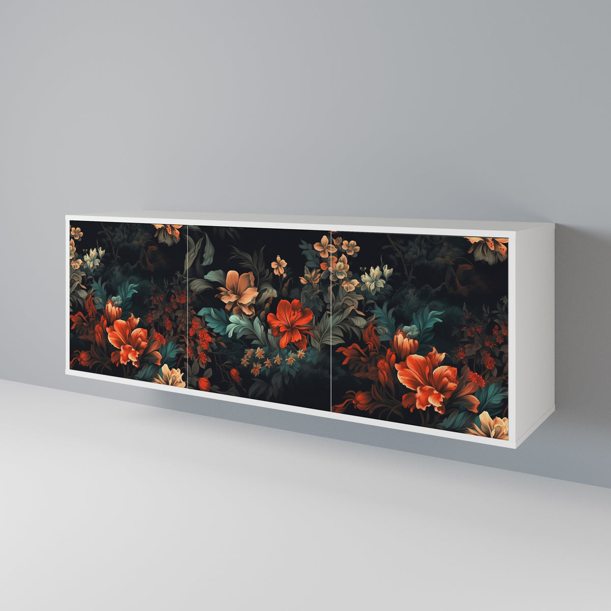 IMAGINARY BLOSSOM 3-türiges Sideboard