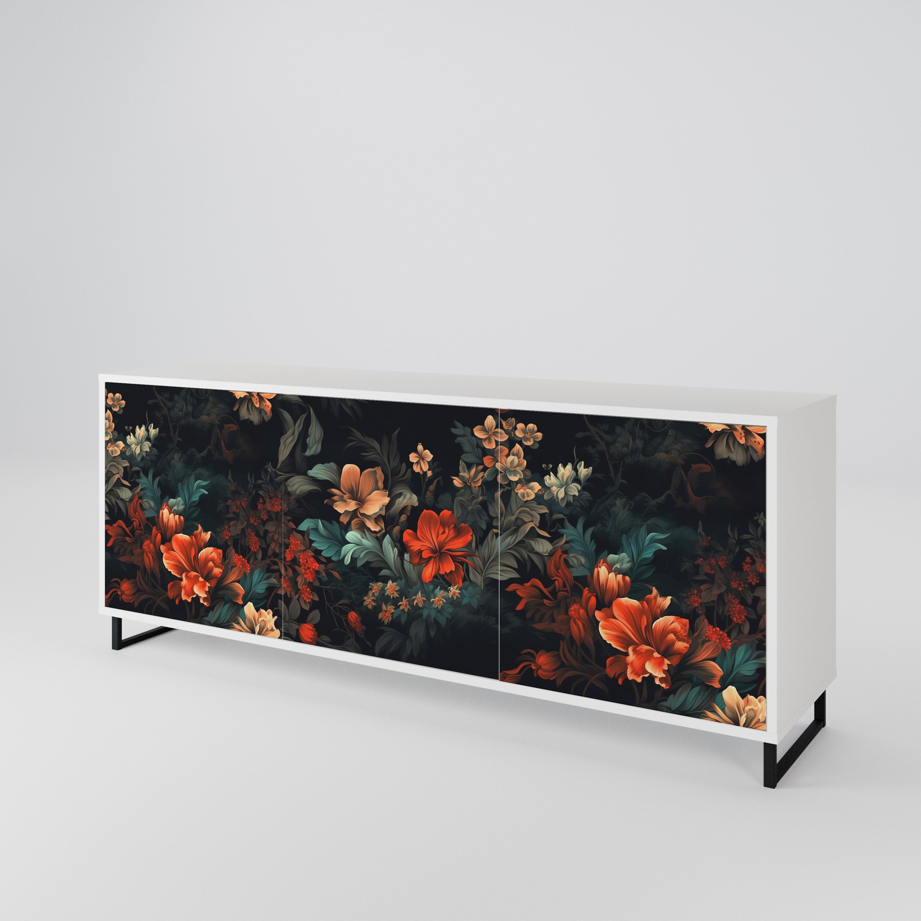 IMAGINARY BLOSSOM 3-türiges Sideboard