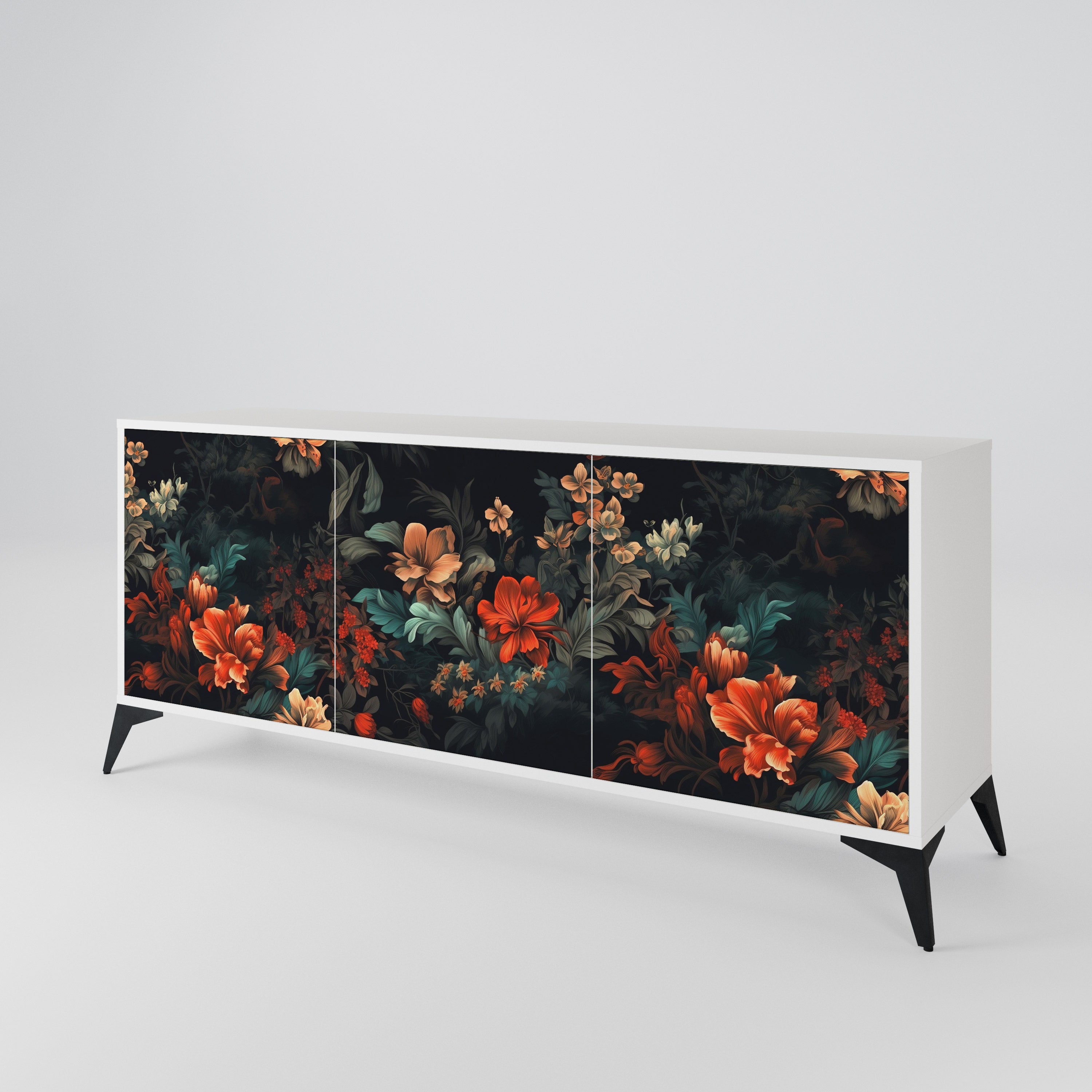 IMAGINARY BLOSSOM 3-türiges Sideboard