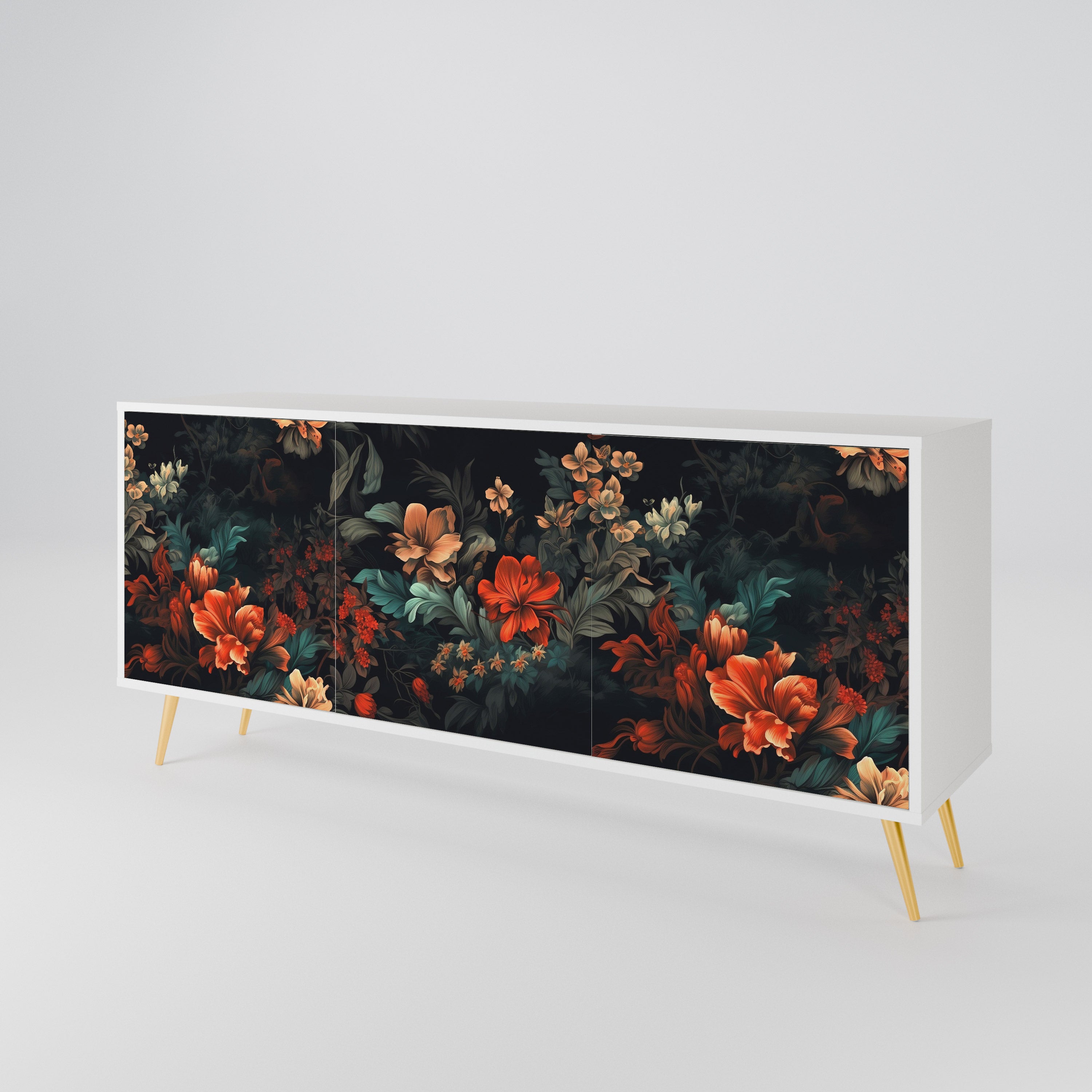 IMAGINARY BLOSSOM 3-türiges Sideboard