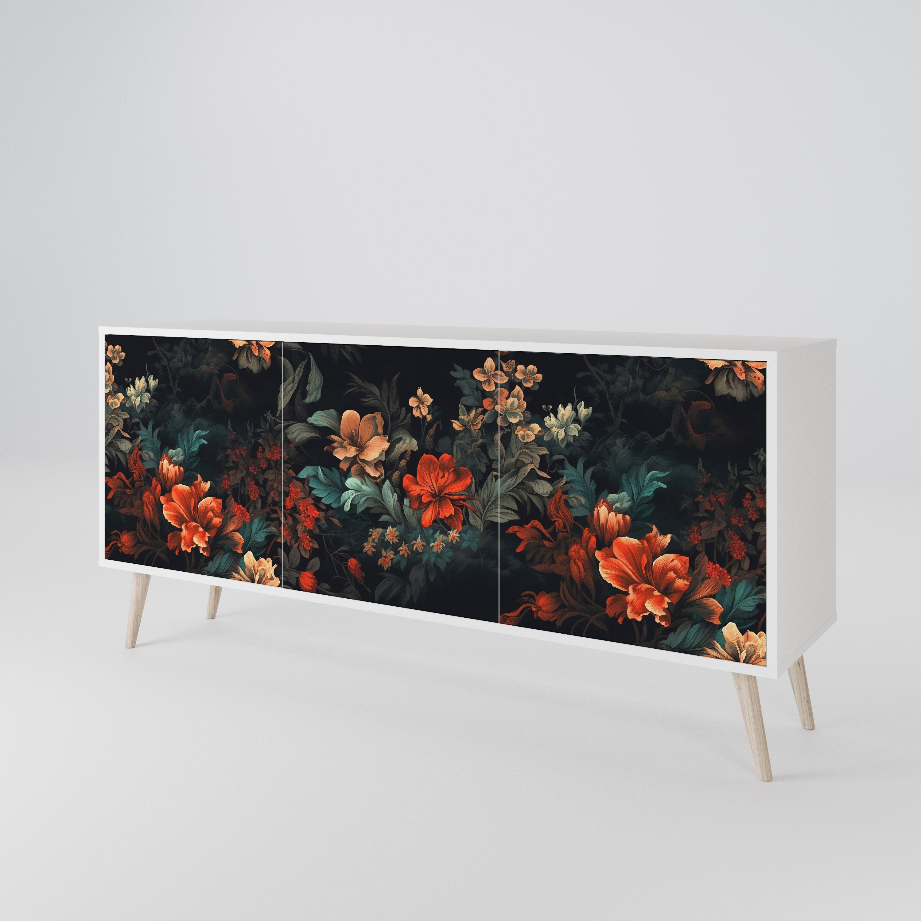 IMAGINARY BLOSSOM 3-türiges Sideboard