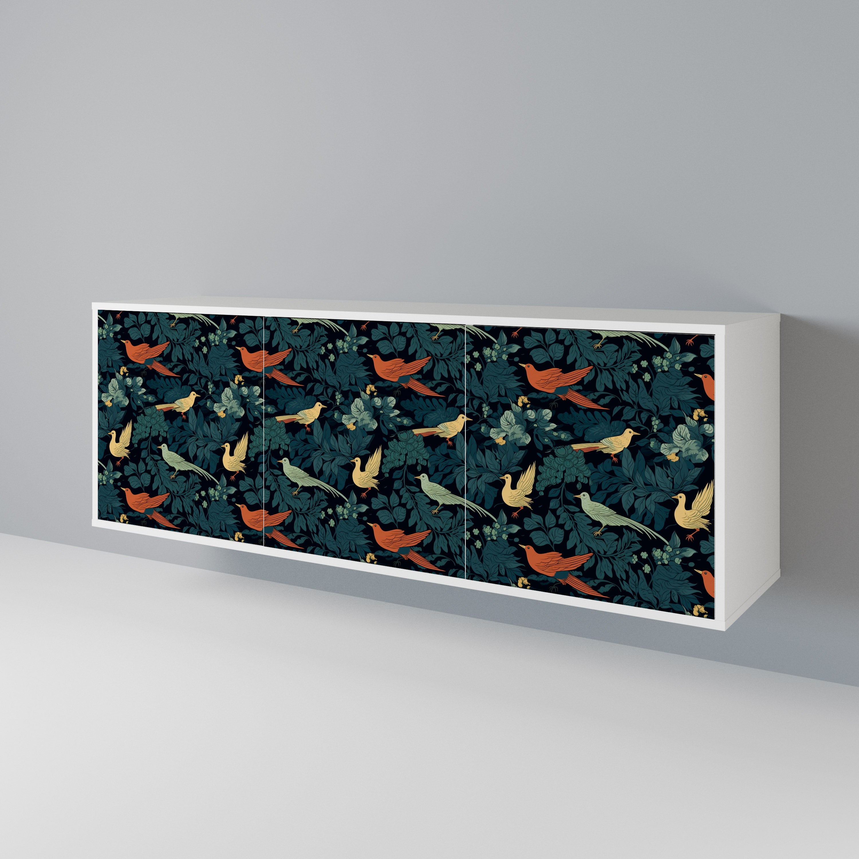 FOWL ORNAMENT 3-türiges Sideboard