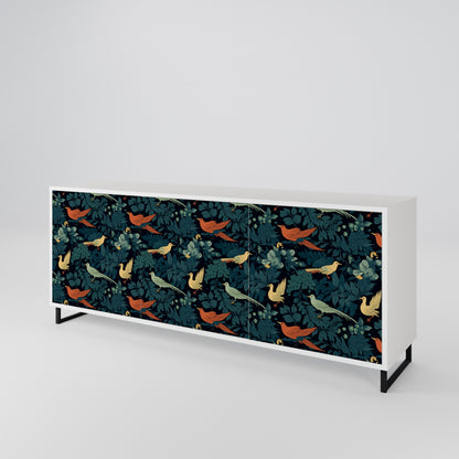 FOWL ORNAMENT 3-türiges Sideboard