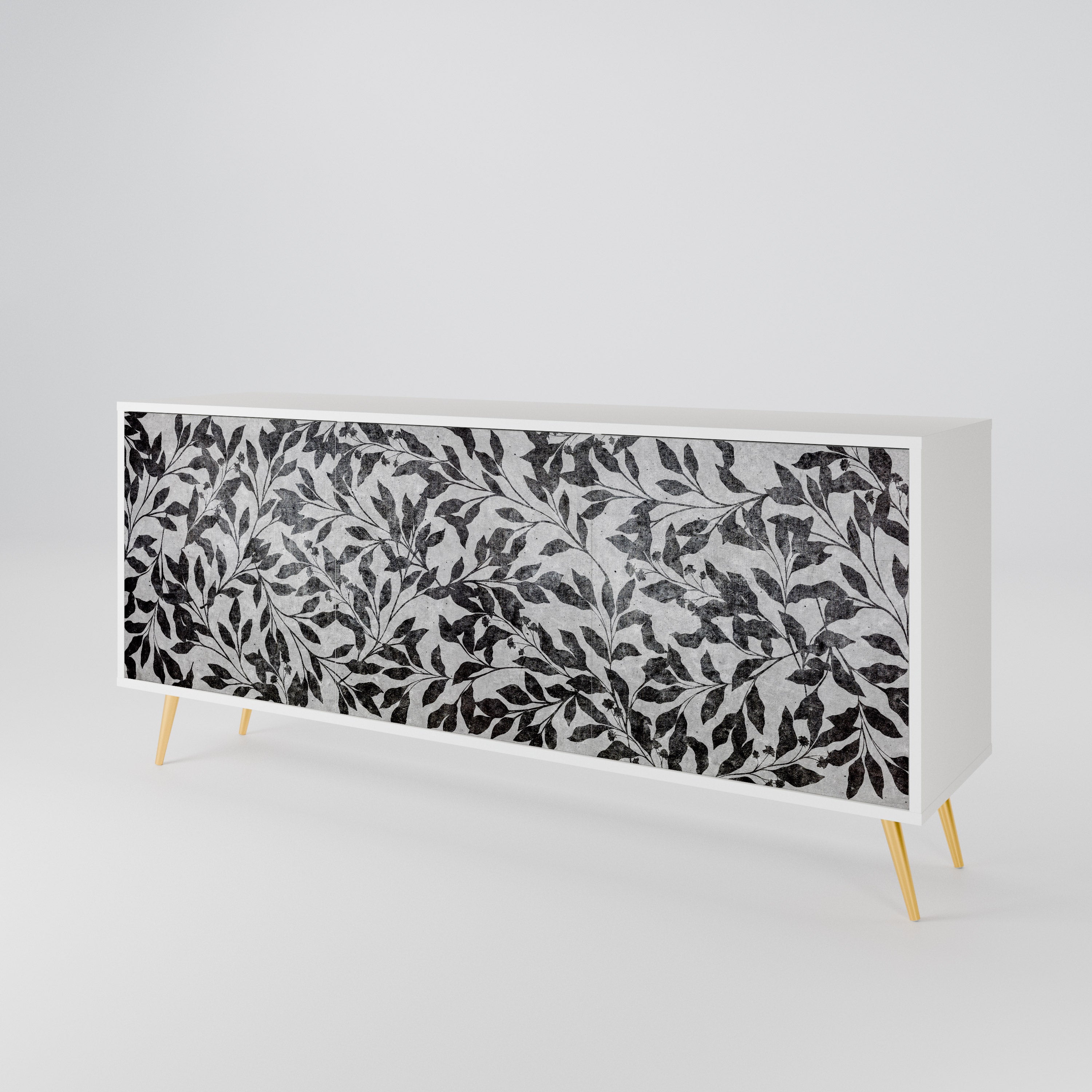 CHARCOAL SPROUT 3-türiges Sideboard