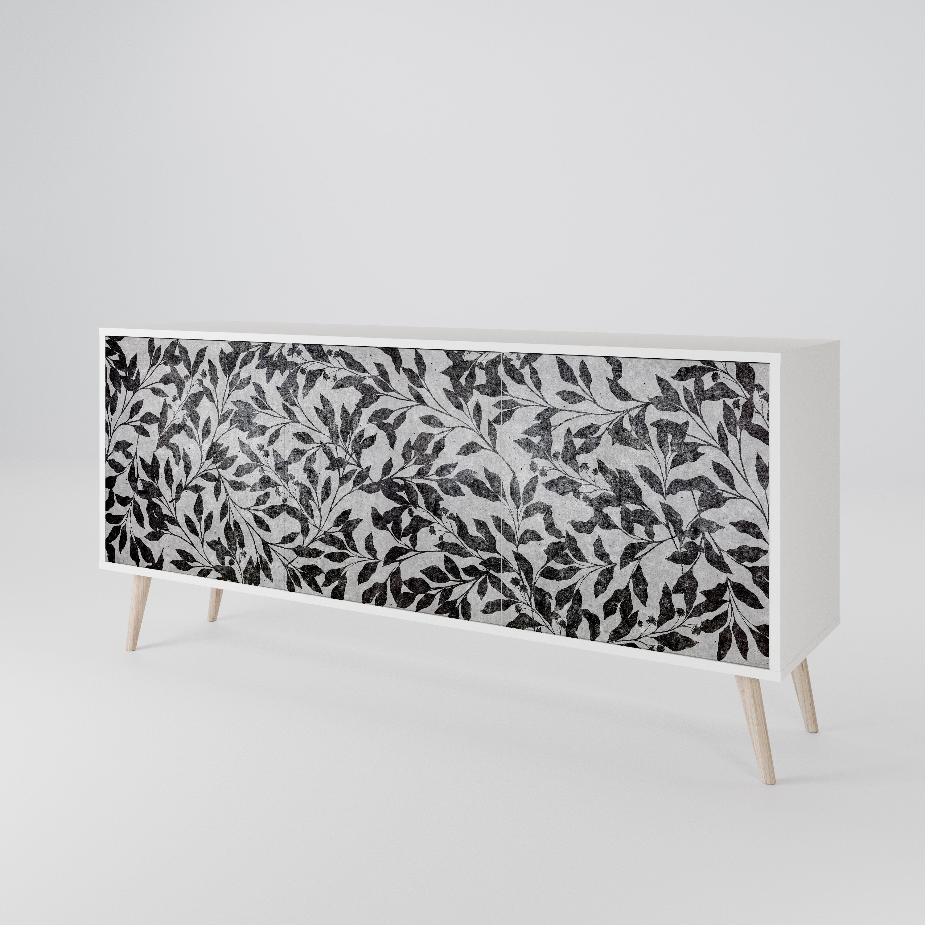 CHARCOAL SPROUT 3-türiges Sideboard