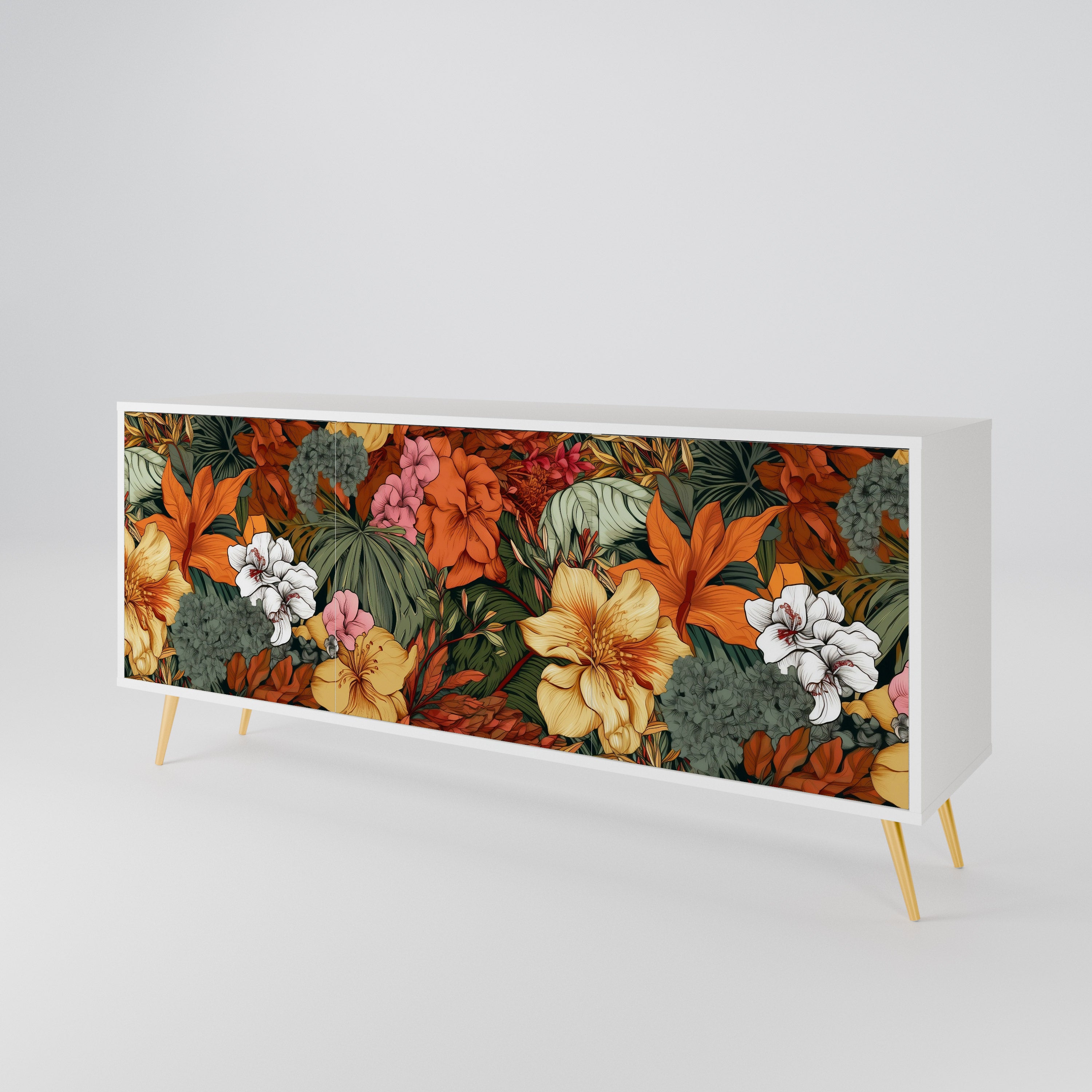 RADIANT FLORA 3-türiges Sideboard