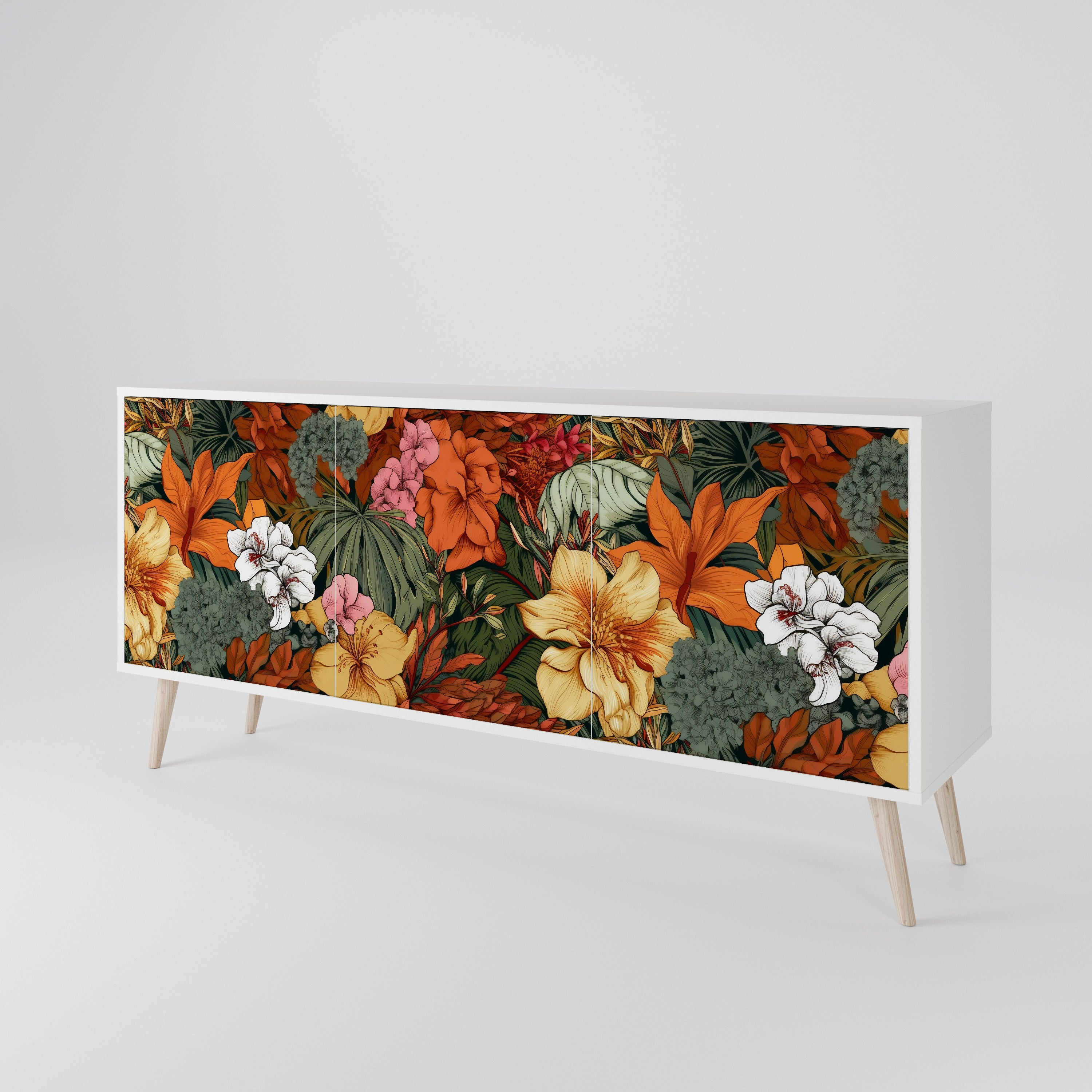 RADIANT FLORA 3-türiges Sideboard