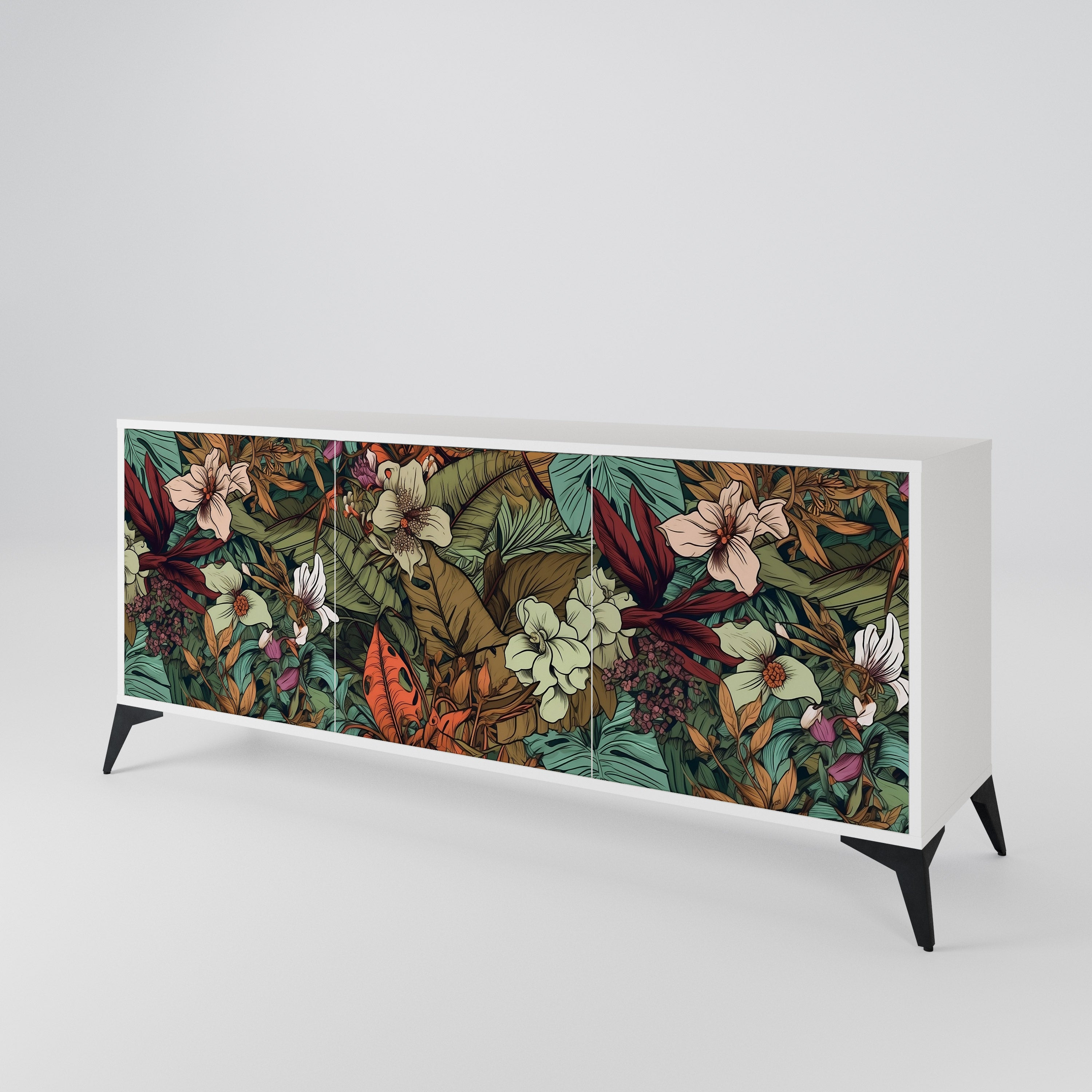 BOTANICAL EMERGENCE 3-türiges Sideboard
